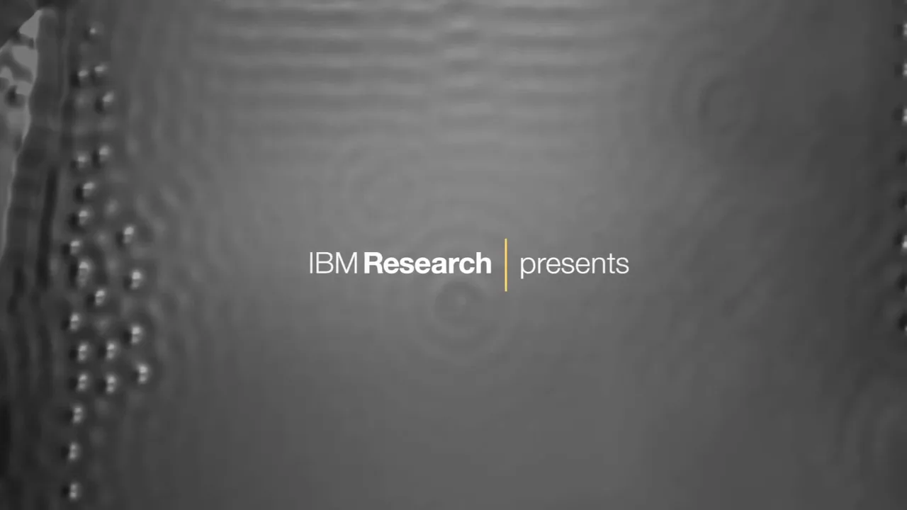IBM “A Boy and His Atom”, shot 1