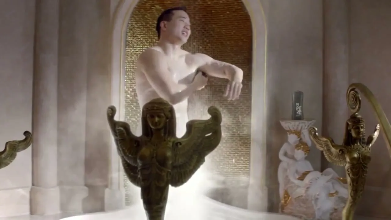 Unilever "Axe 'Make Love Not War" (2014) commercial still