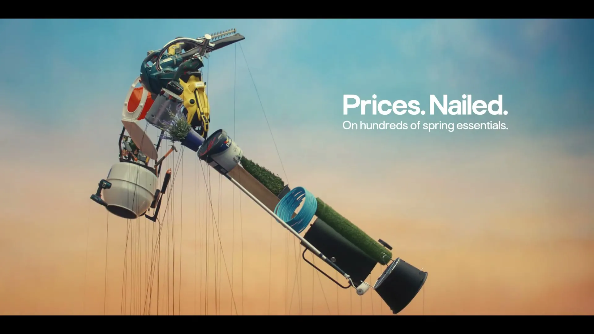 B&Q “Prices. Nailed”, directed by The Glue Society