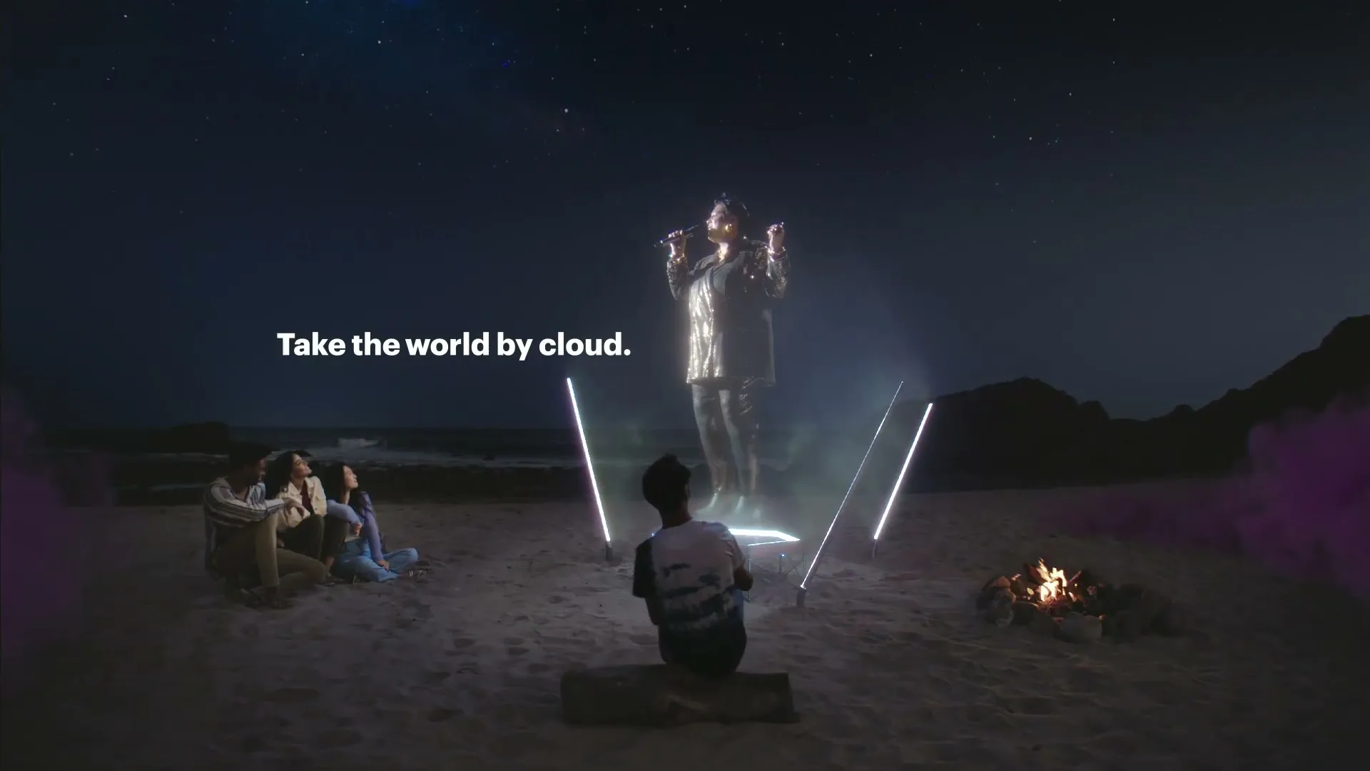 Accenture "Cloud Services - Take the World by Cloud" (2022) commercial still