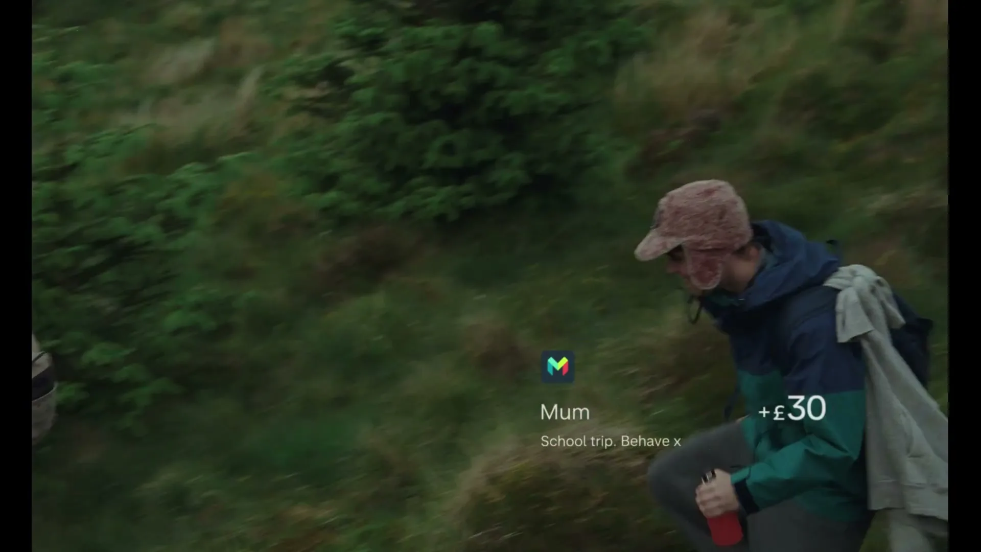 Monzo "First Holiday" (2026) commercial still
