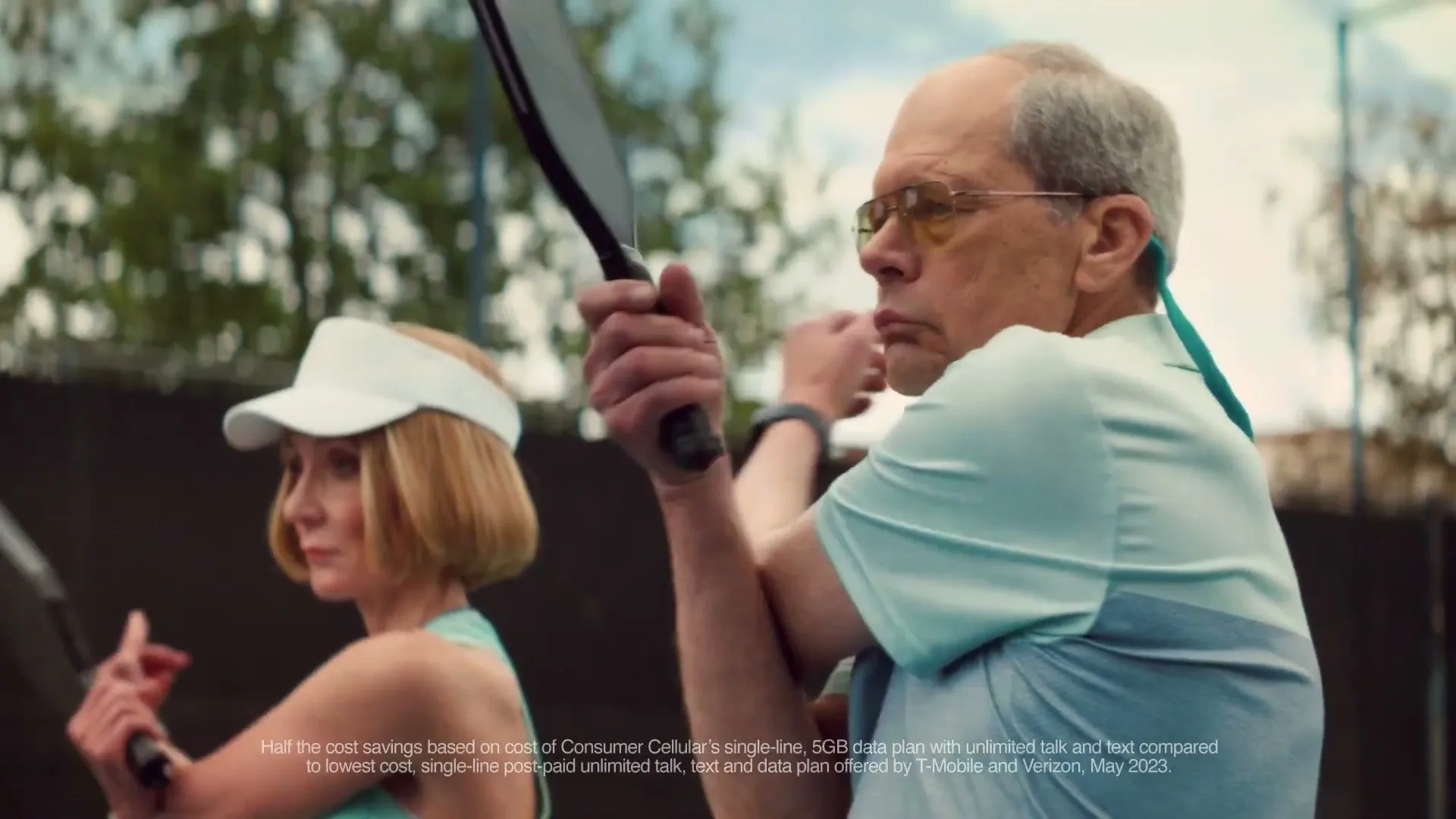 CCI "Consumer Cellular - Ryan and Brenda - Freedom Calls" (2023) commercial still