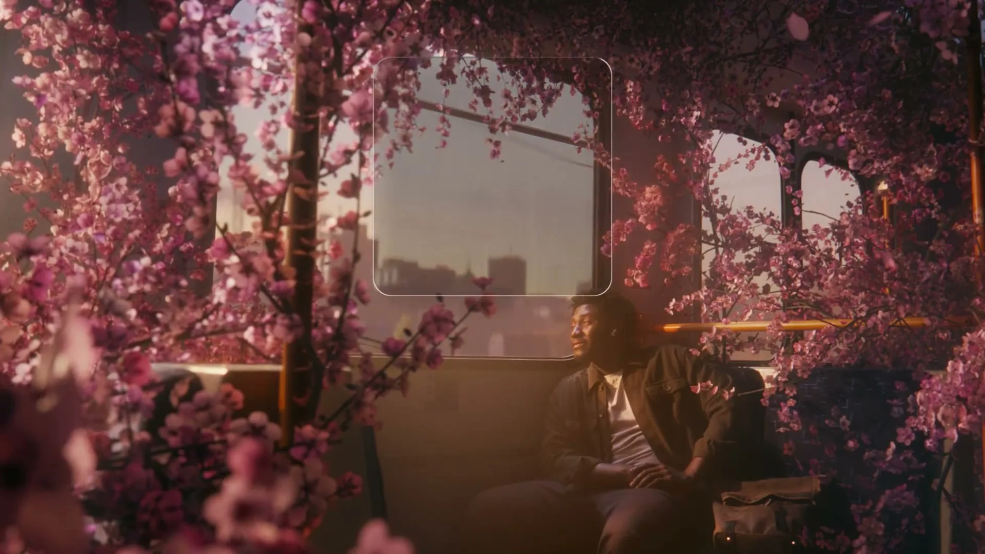 Audible "Blossom Train" (2025) commercial still