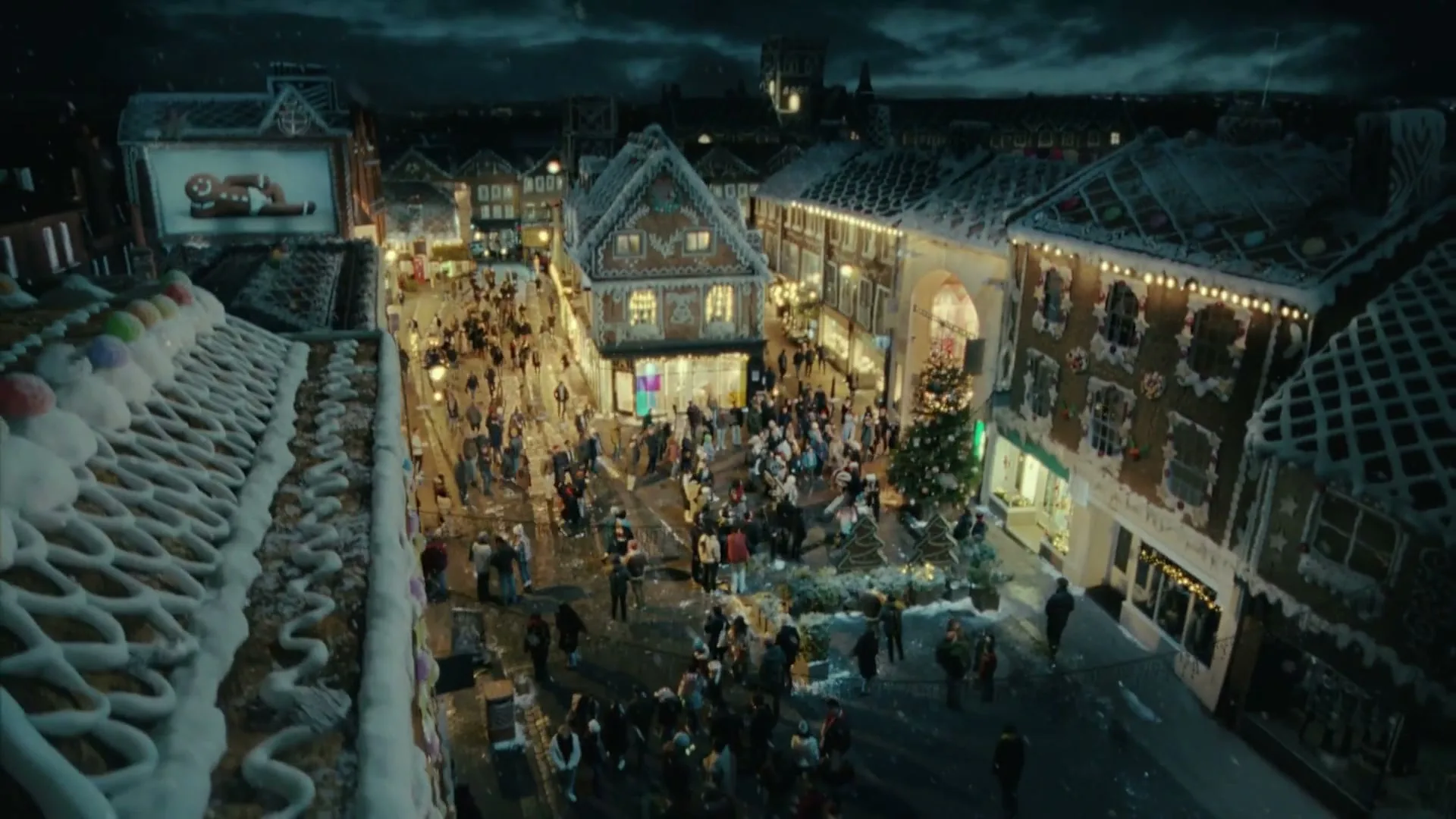 Tesco "Gingerbread House" (2024) commercial still