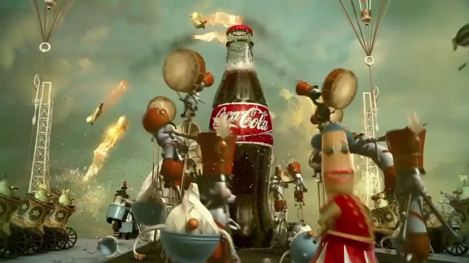 Coca-Cola "Happiness Factory’" (2021) commercial still