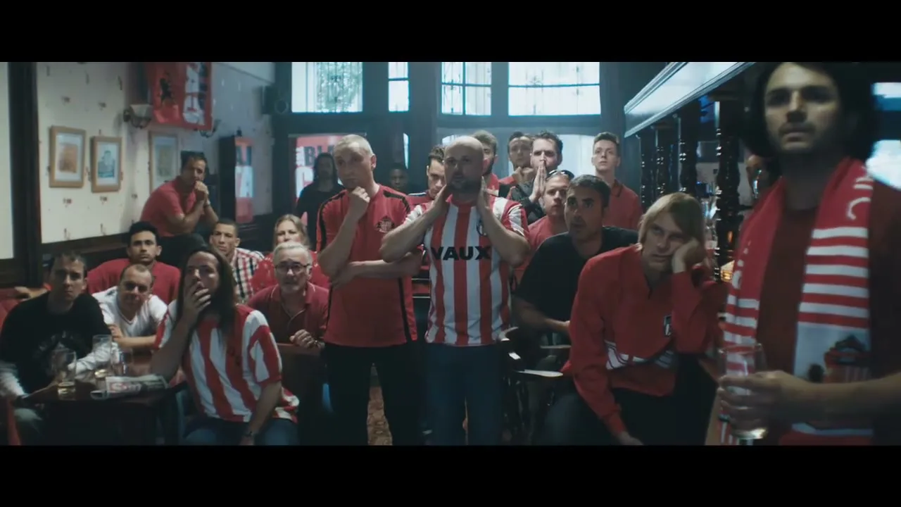 The Sun "We Feel Football" (2014) commercial still