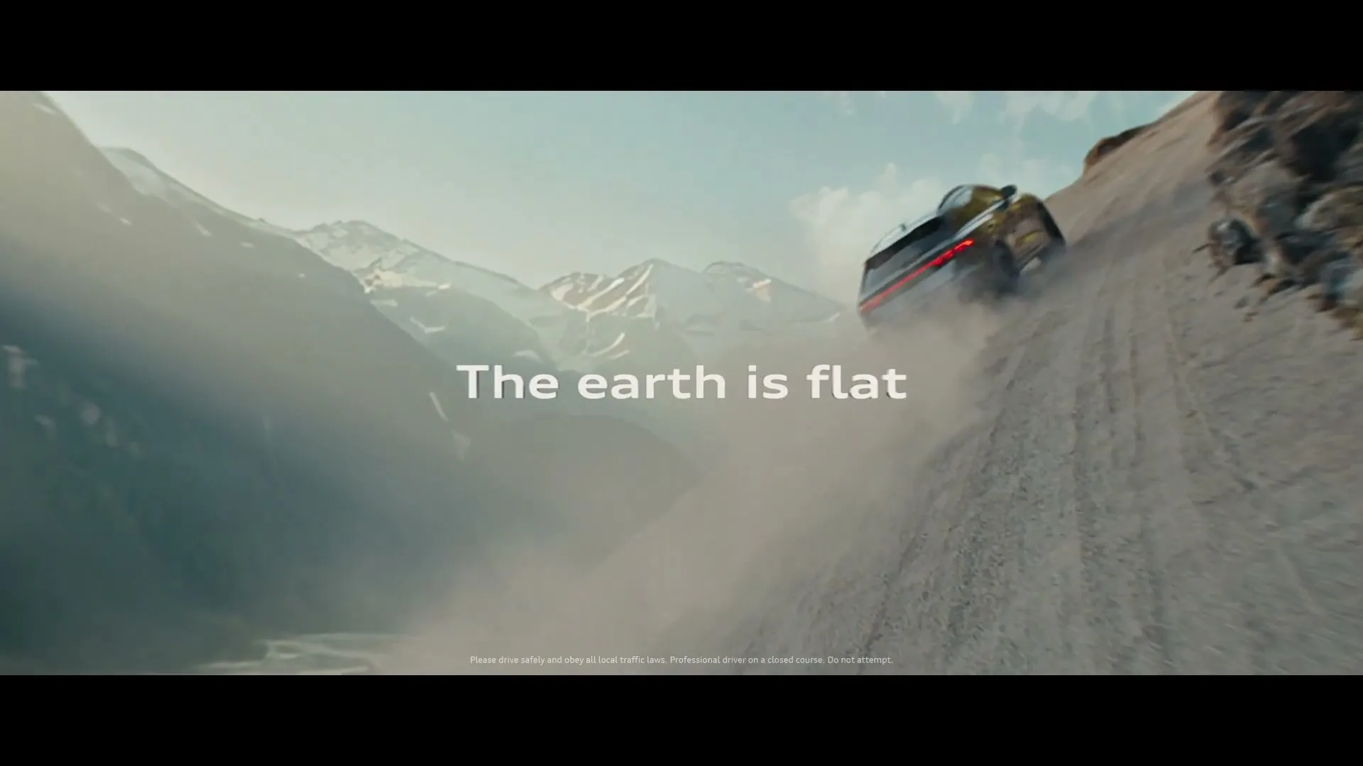 Audi “The Earth is Flat” (2026)