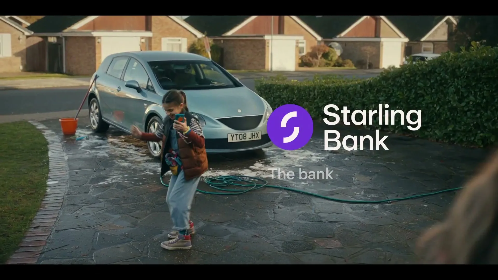 Starling Bank "Rinsed" (2024) commercial still