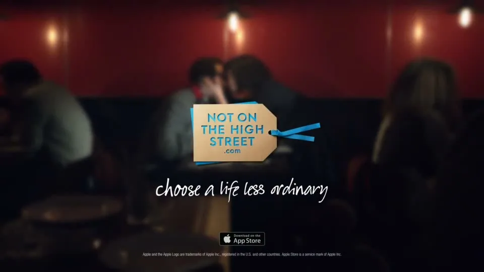 notonthehighstreet "com ‘Mixtape’ 30s" (2015) commercial still