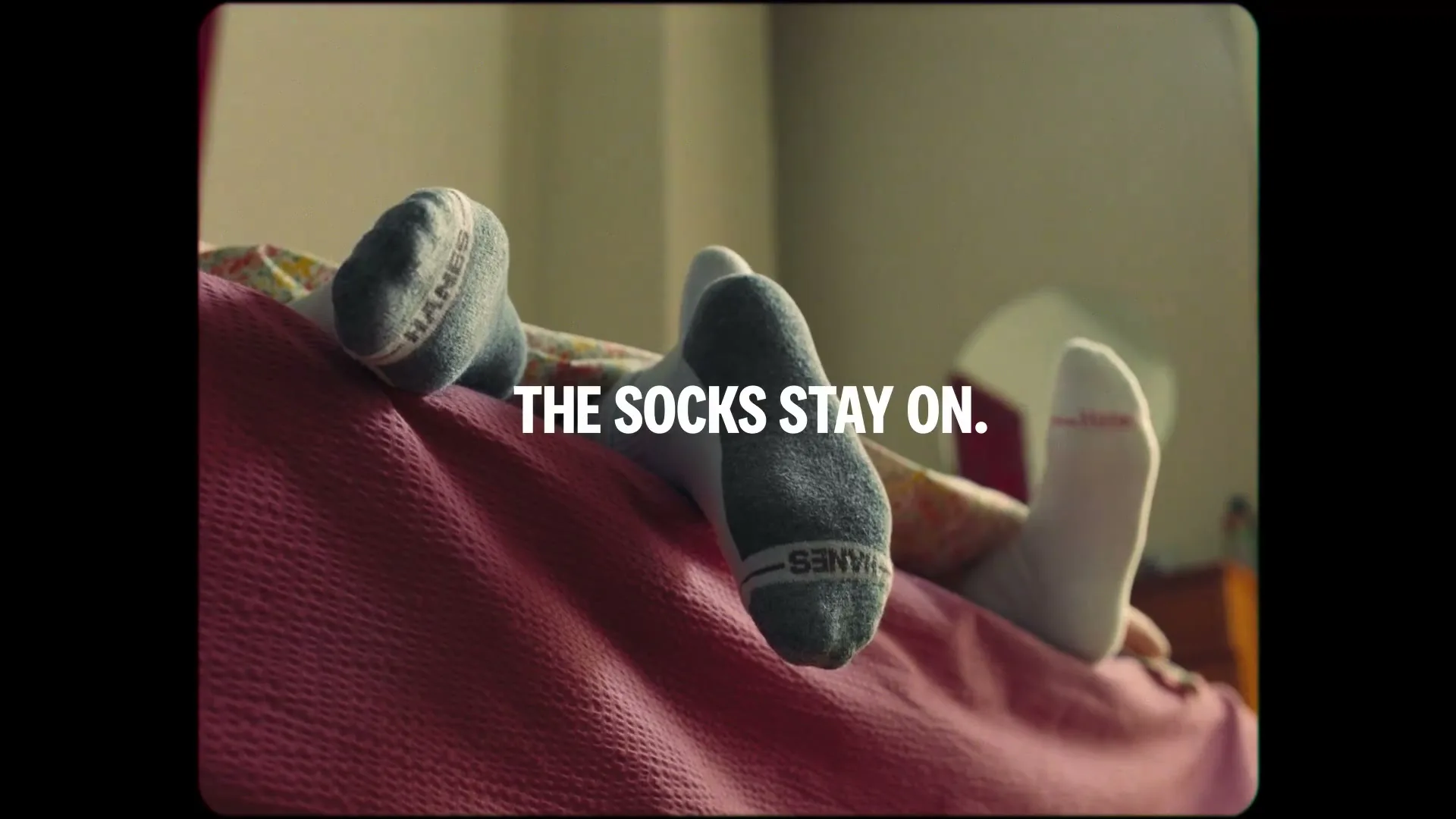 Hanes "Get Comfortable - Keep Em On" (2026) commercial still