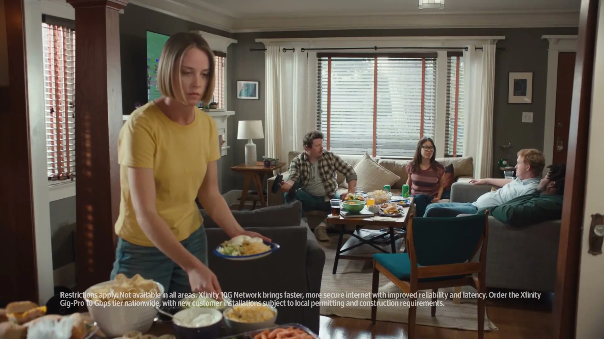 Xfinity "Toes" (2024) commercial still
