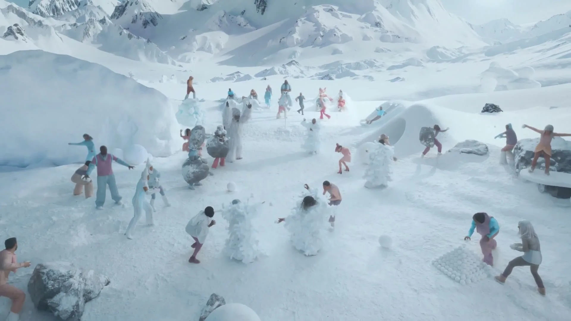 evian "Mountain of Youth" (2024) commercial still