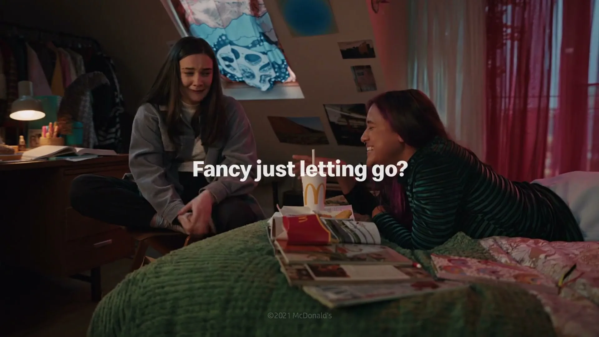 McDonalds "Laughter" (2023) commercial still