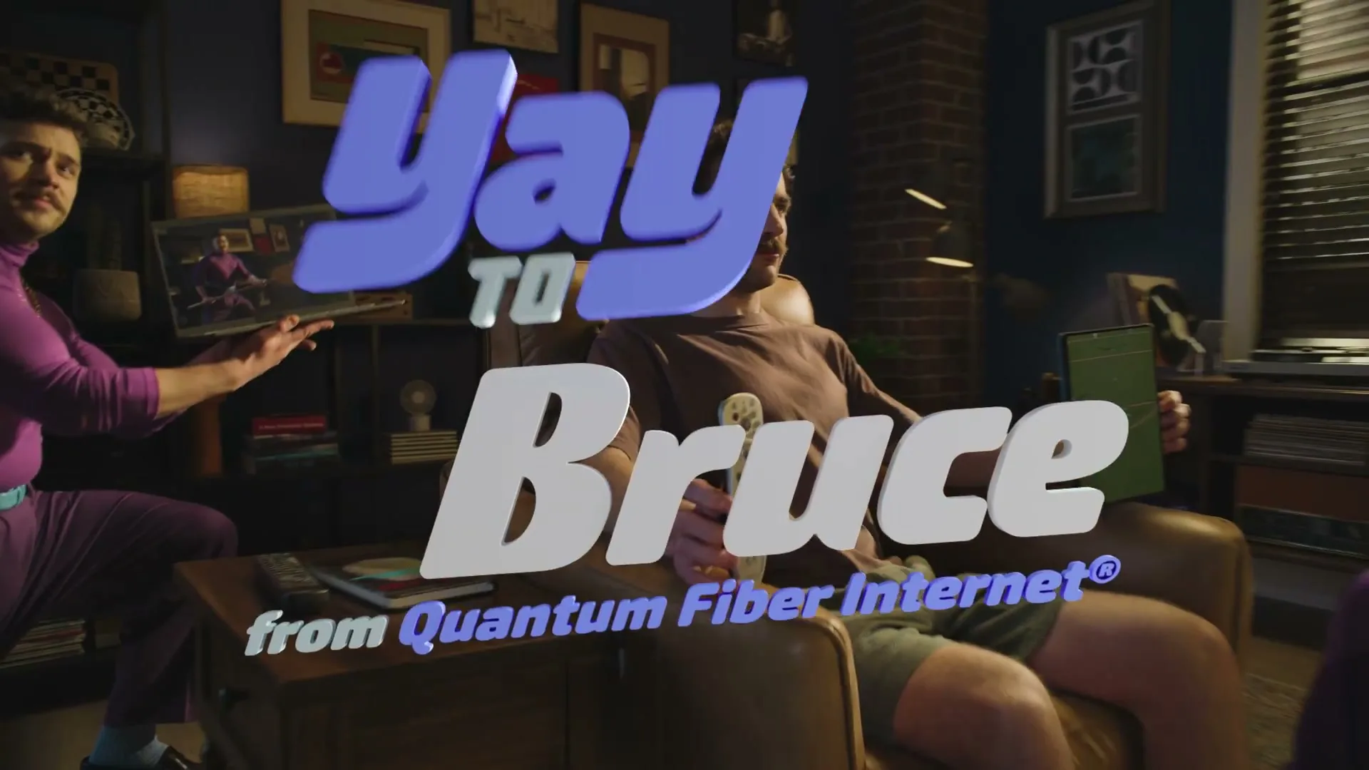 Quantum Fiber “Yay to You - Bruce” (2025), frame 2
