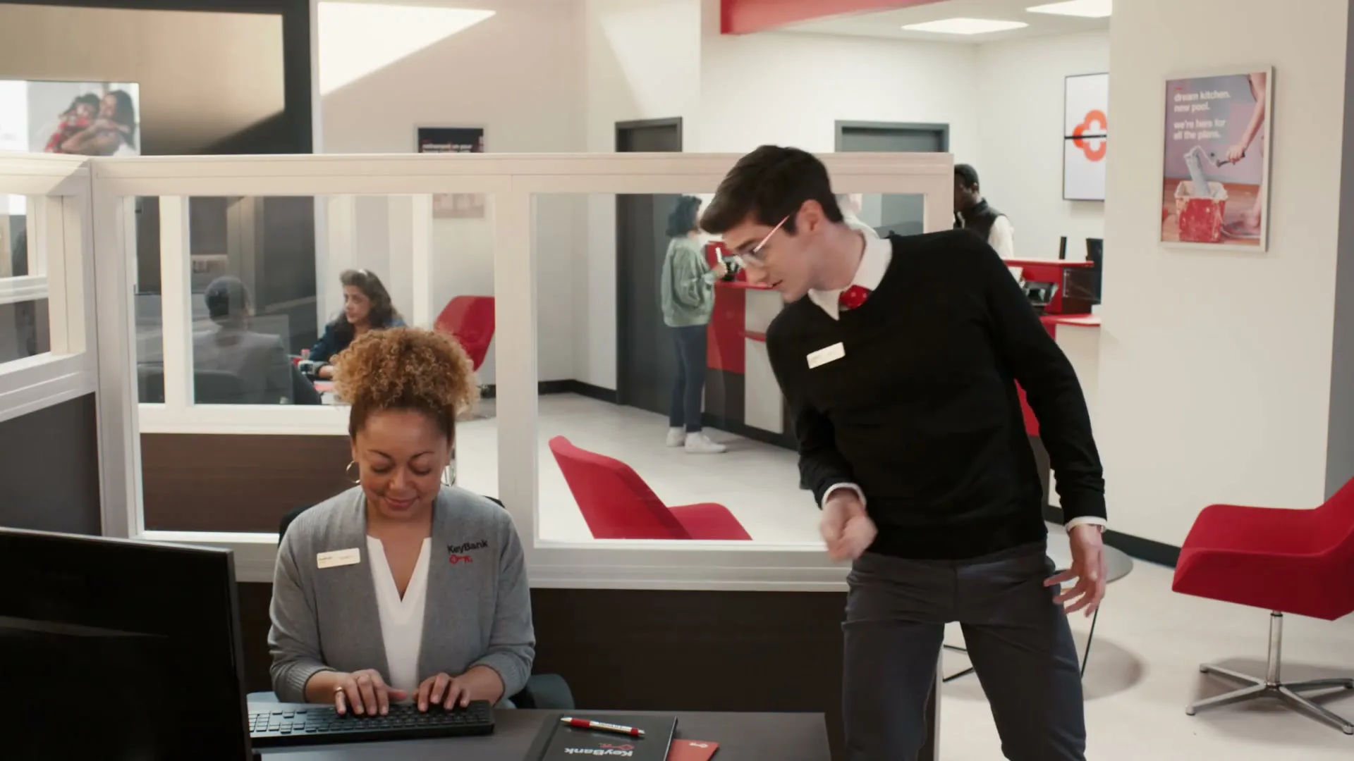 KeyBank "Exercise Room" (2023) commercial still