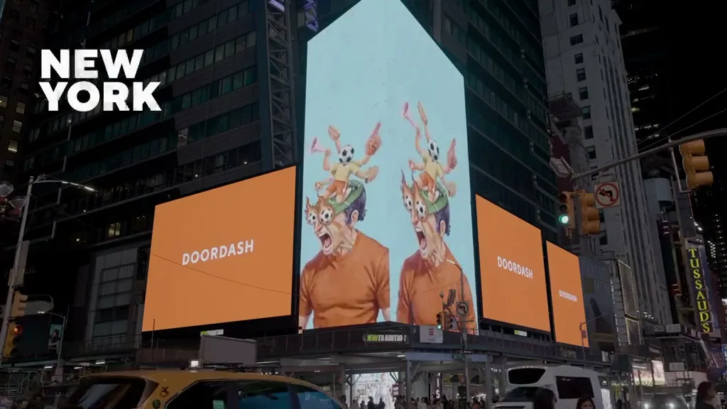 Doordash "Deliver Us To Fútbol" (2026) commercial still