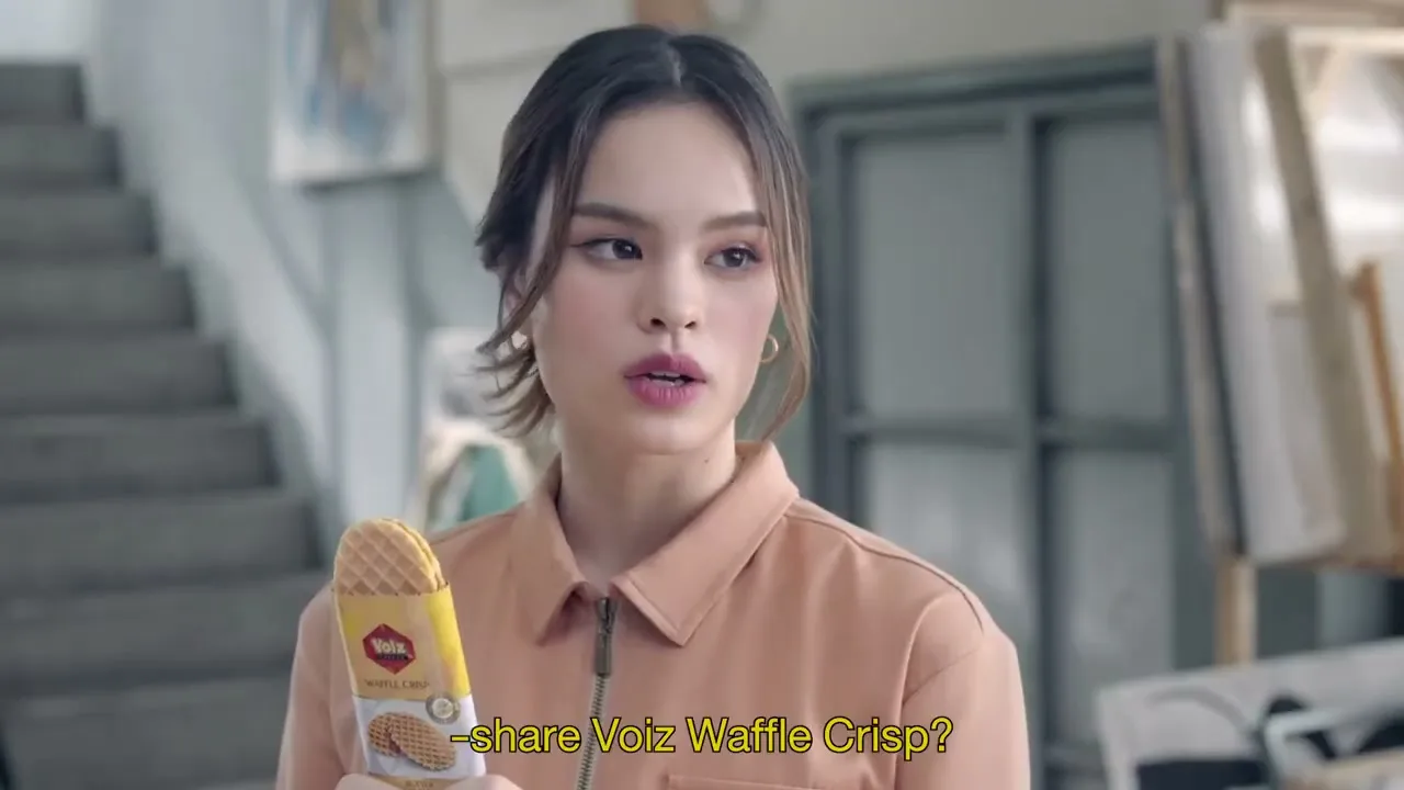 Voiz (Monde Nissin) "The Innocent Eyes" (2023) commercial still