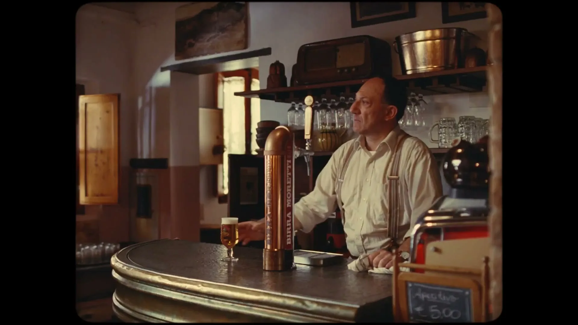 Birra Moretti® "Pull Up a Chair" (2025) commercial still