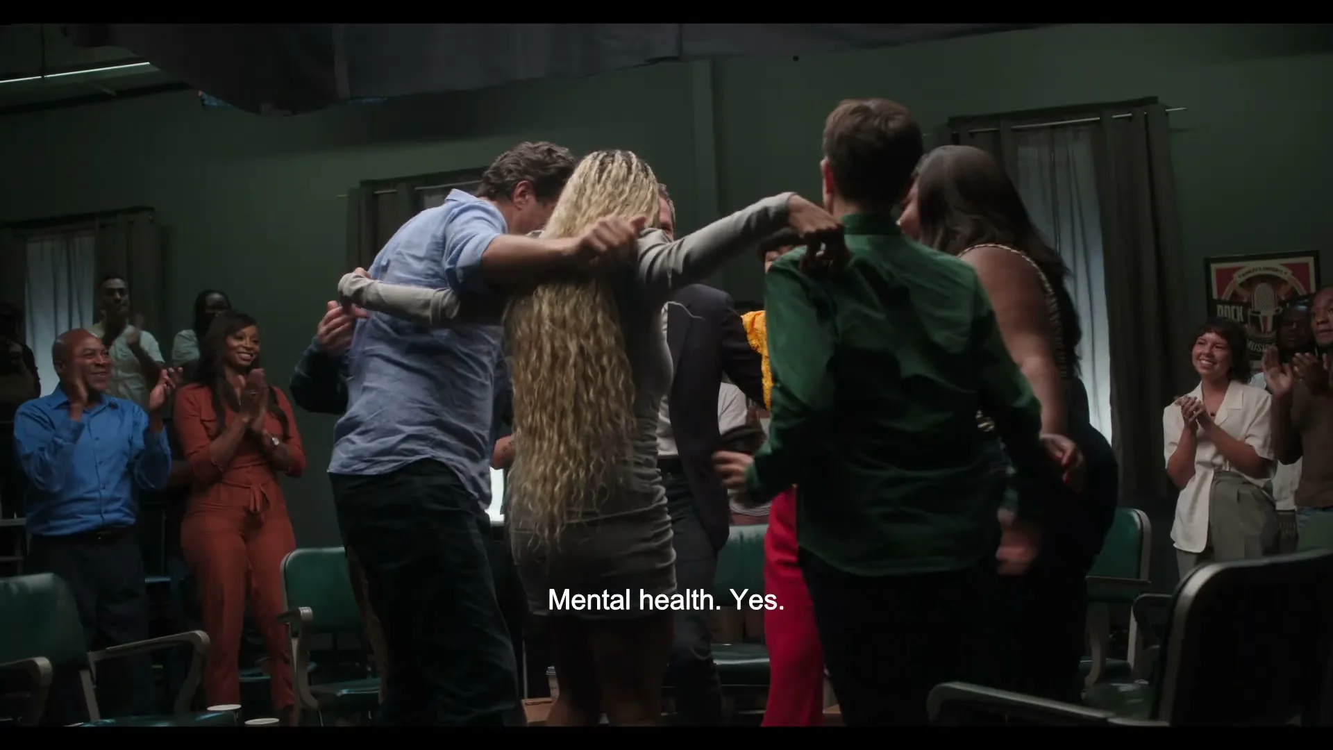 AXA "Group Therapy" (2025) commercial still