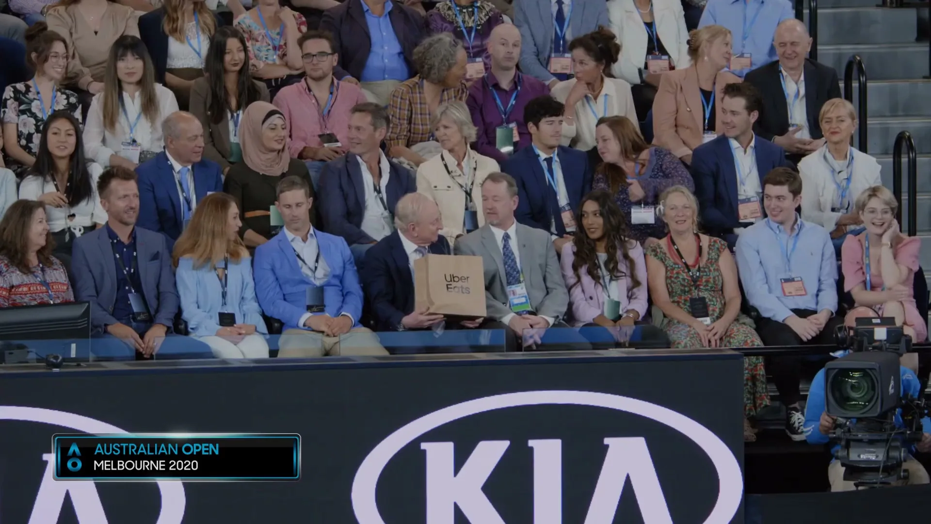 Uber Eats "Rod Laver" (2020) commercial still