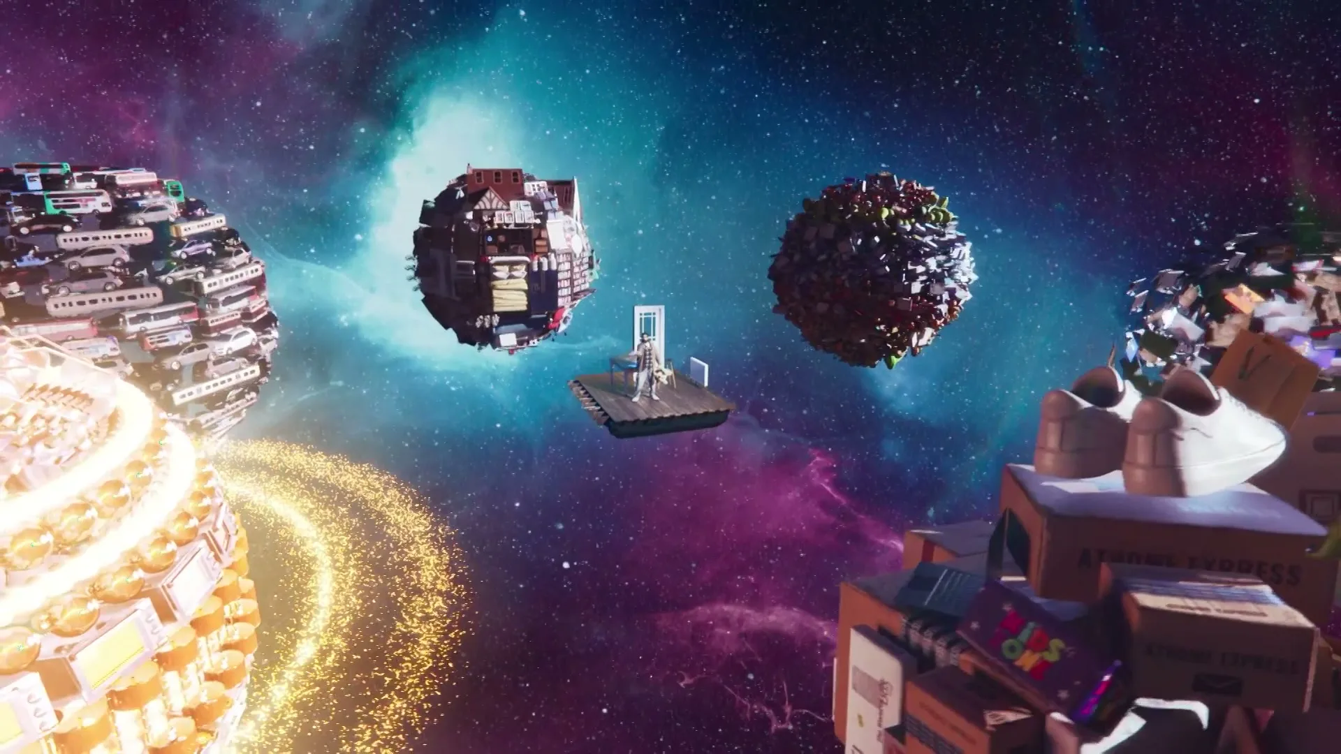 Barclays "Moneyverse" (2022) commercial still