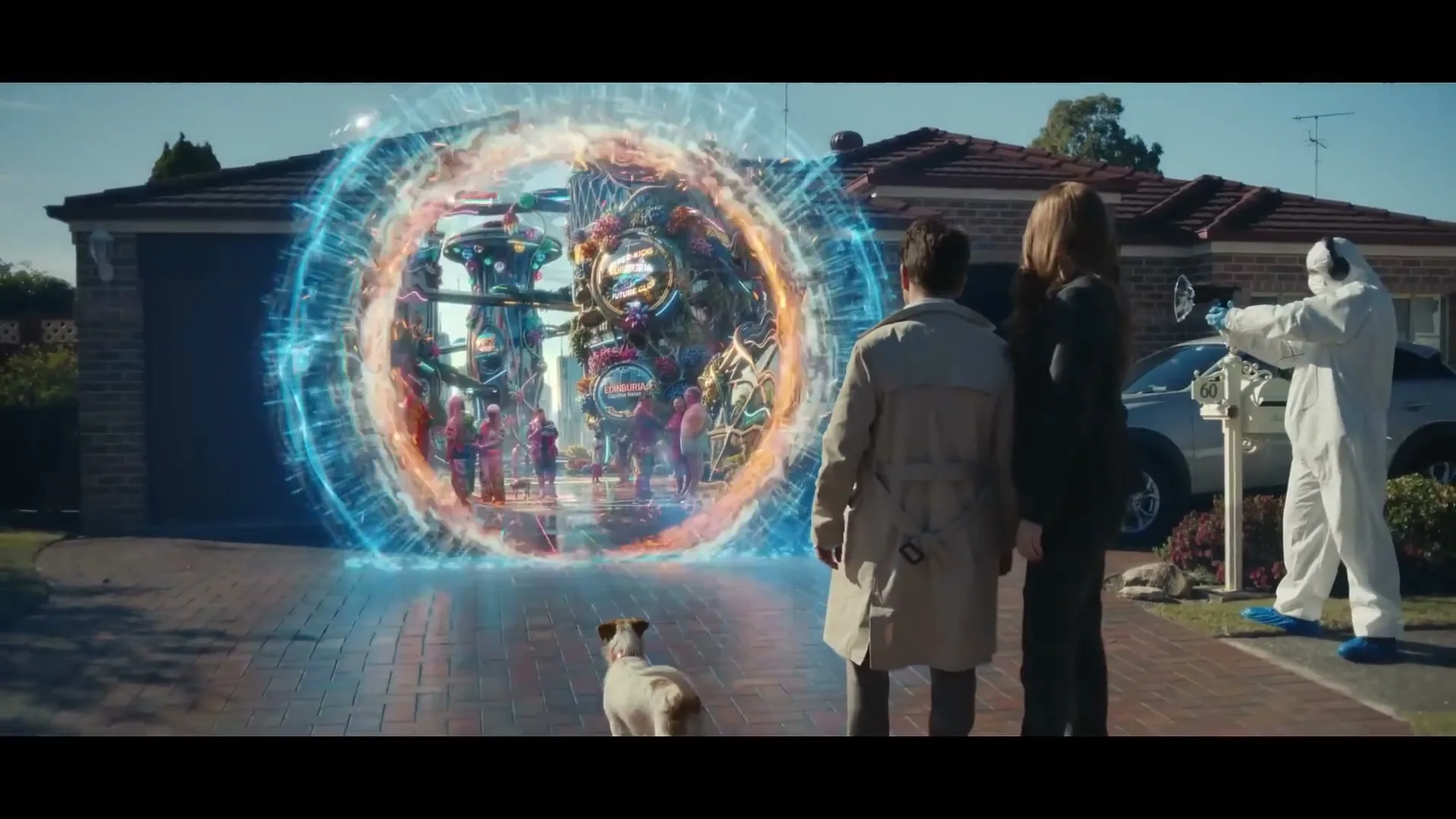 Budget Direct “Portal to the future” (2026), frame 3