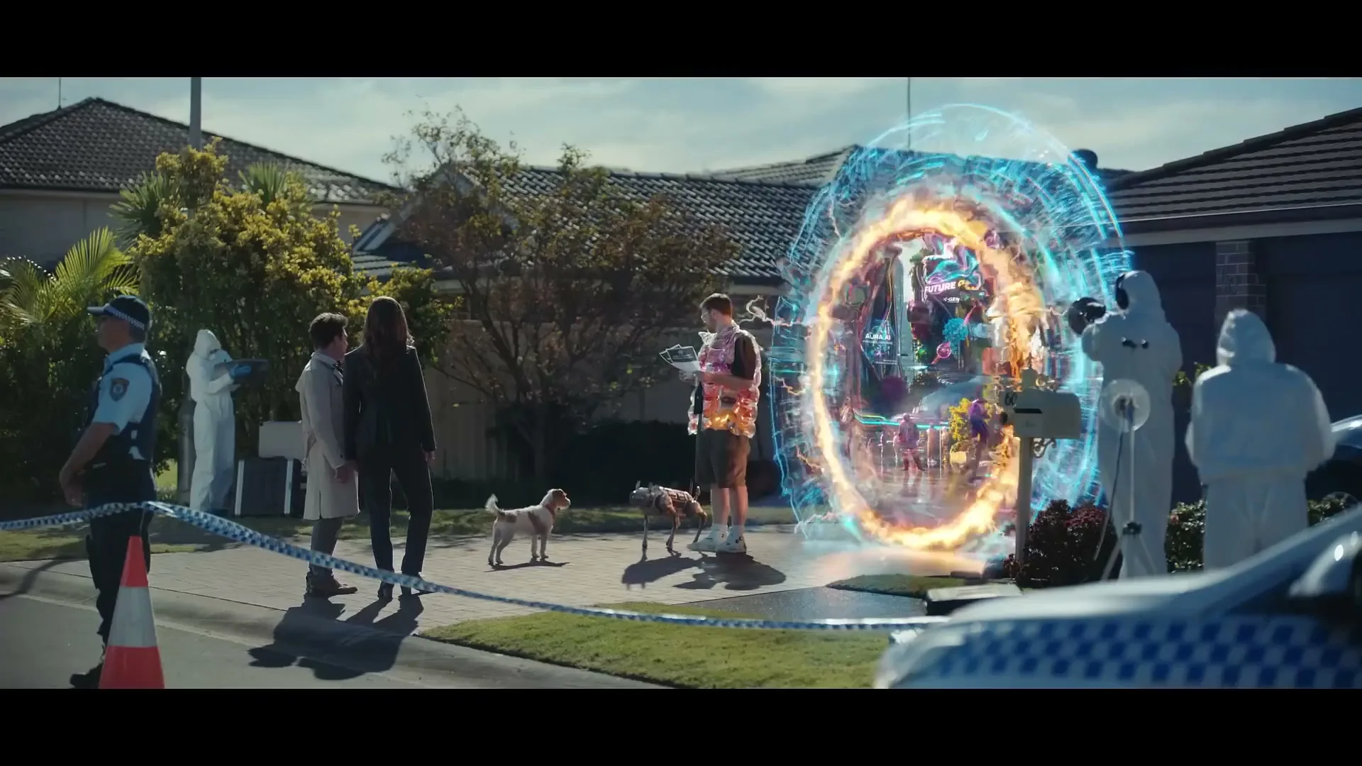 Budget Direct “Portal to the future” (2026), frame 4