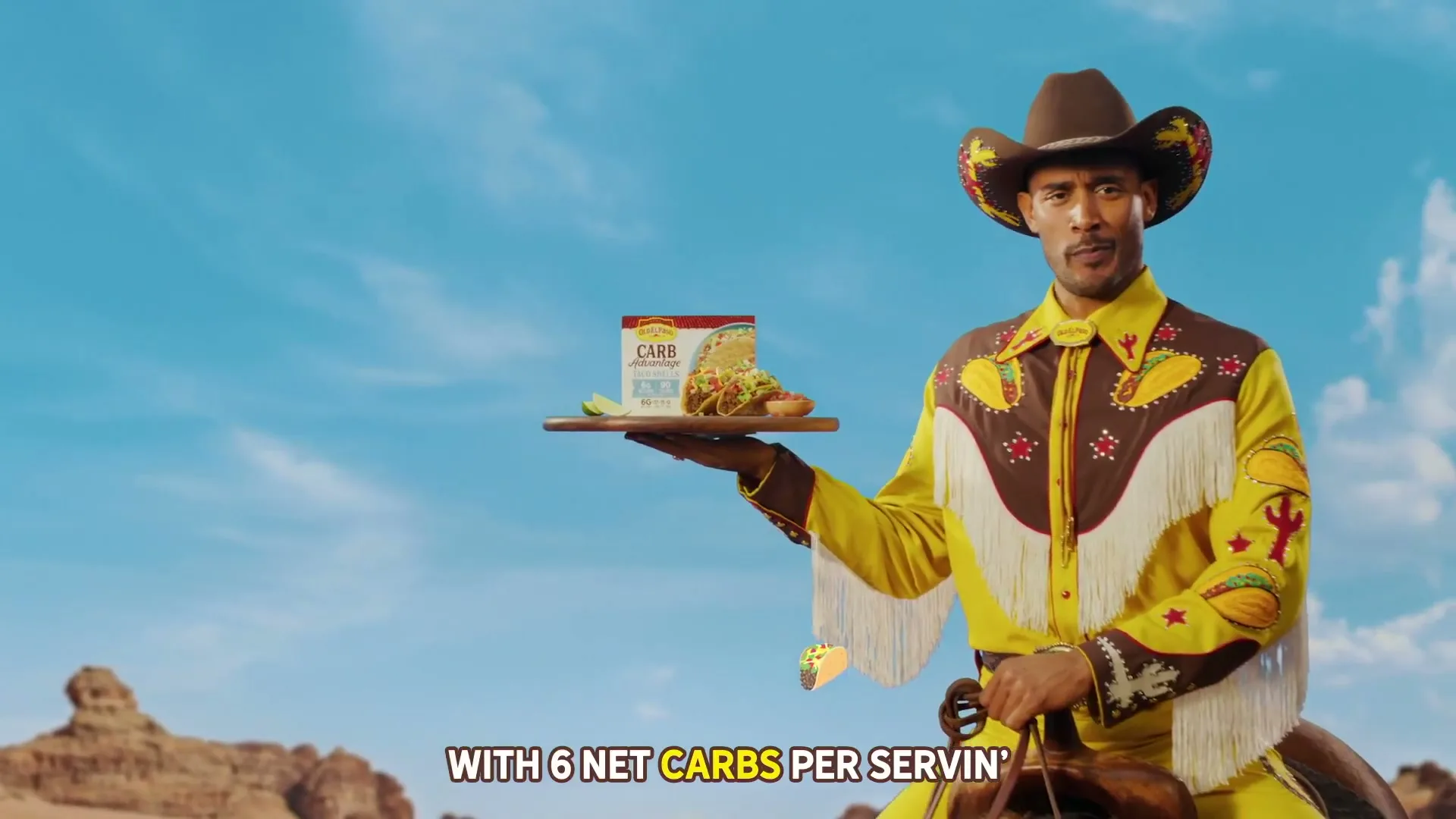 Old El Paso "Bye Bye Bland - Carb Advantage" (2025) commercial still