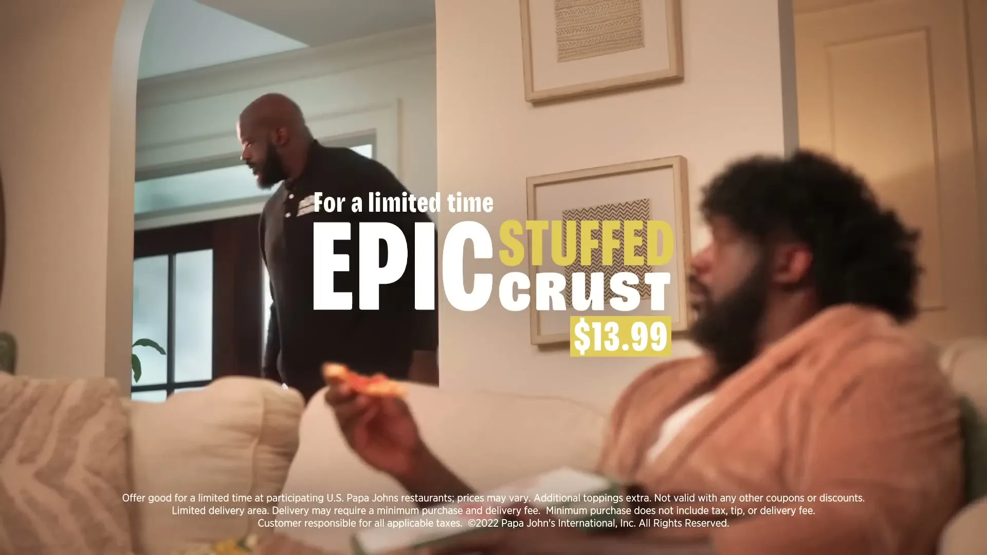 Papa Johns "Eat Better" (2023) commercial still