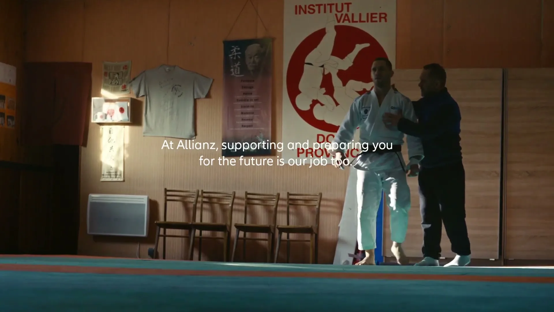 Allianz "We All Need Someone To Lean On" (2023) commercial still