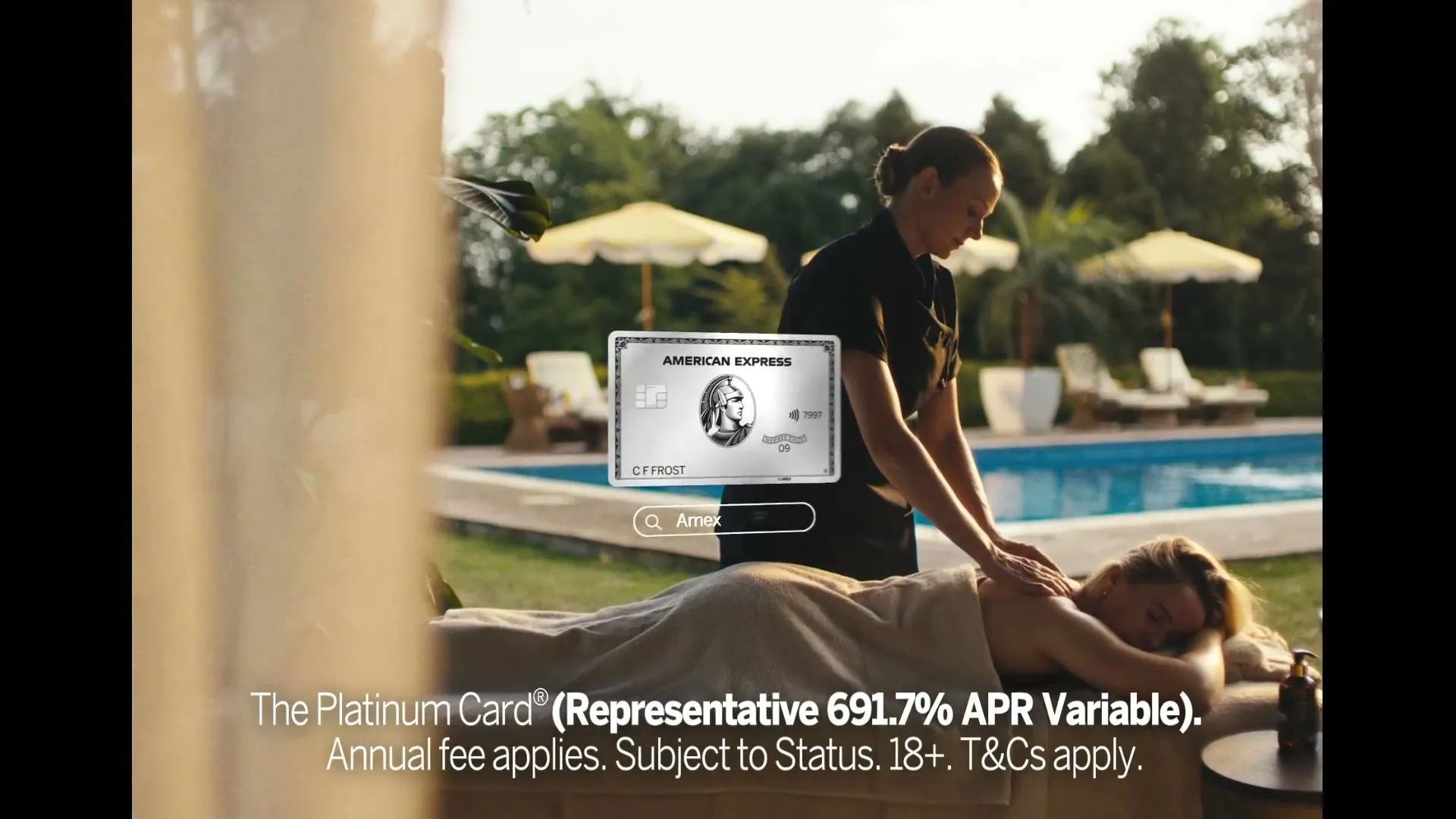 American Express "Love-Hate-Running" (2025) commercial still