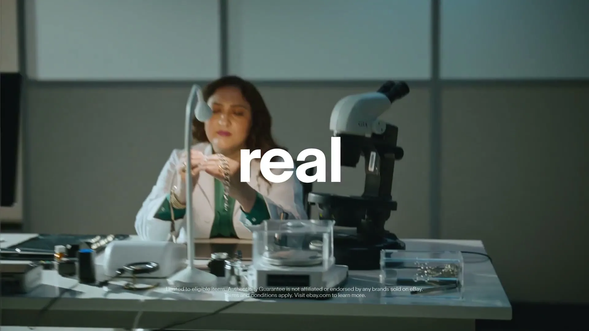 eBay "Authenticity Guaranteed: Everyone Deserves Real" (2023) commercial still