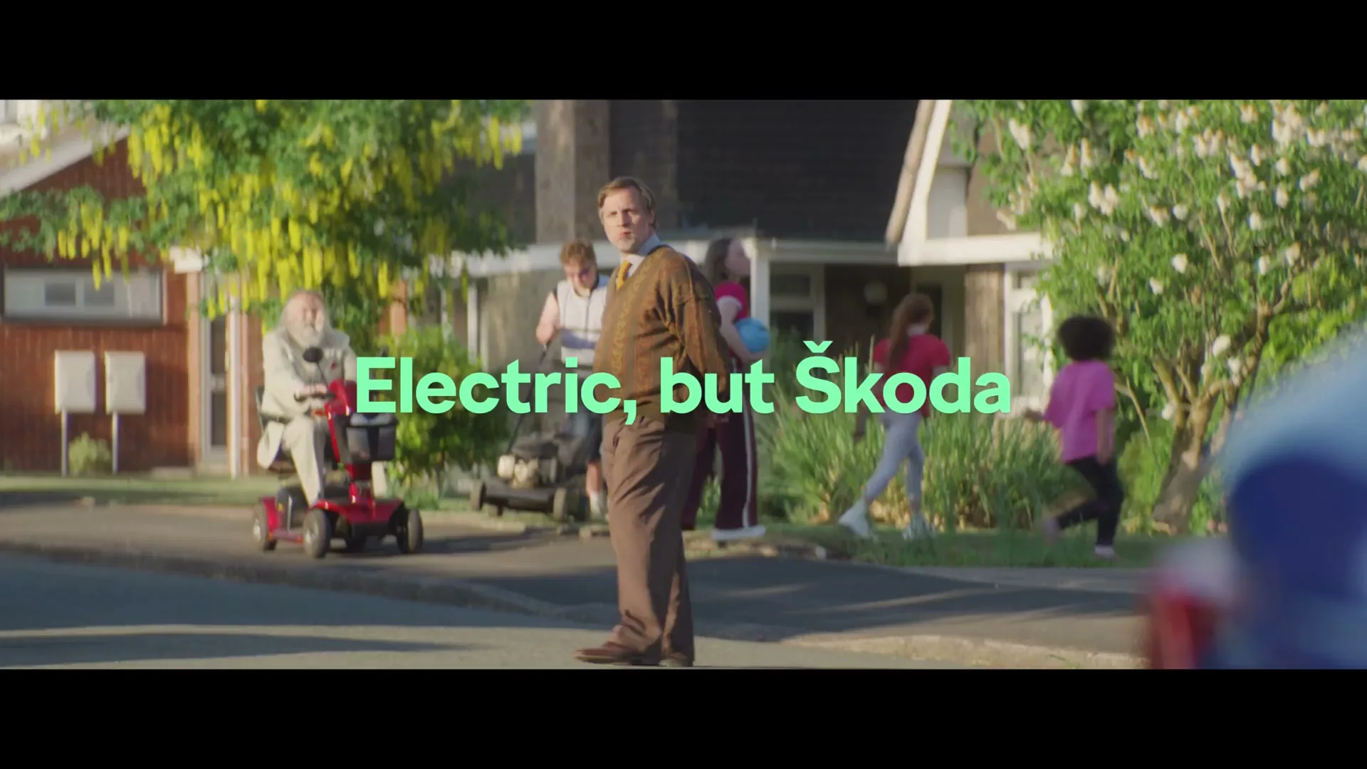 Škoda UK "Electric,But Škoda" (2026) commercial still