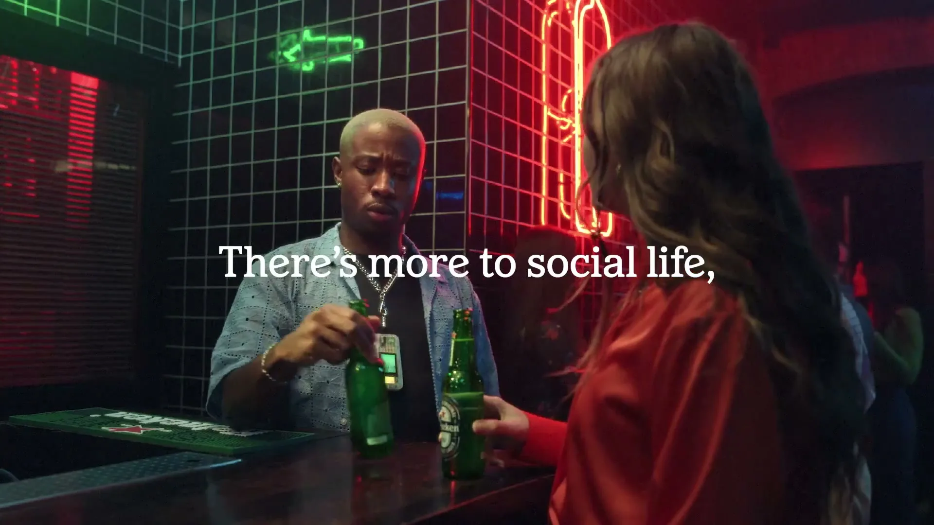 Heineken "The Boring Phone" (2024) commercial still