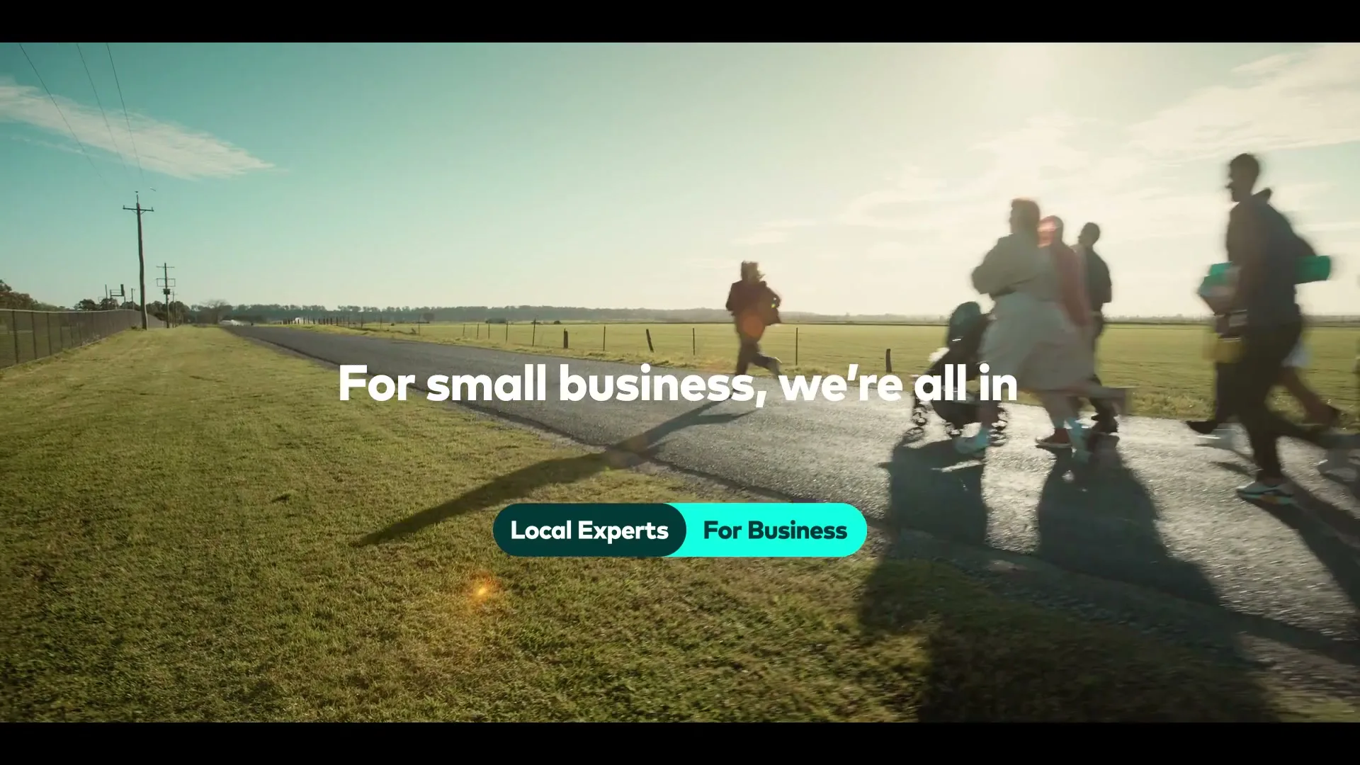Optus "We're All In - Experts" (2024) commercial still