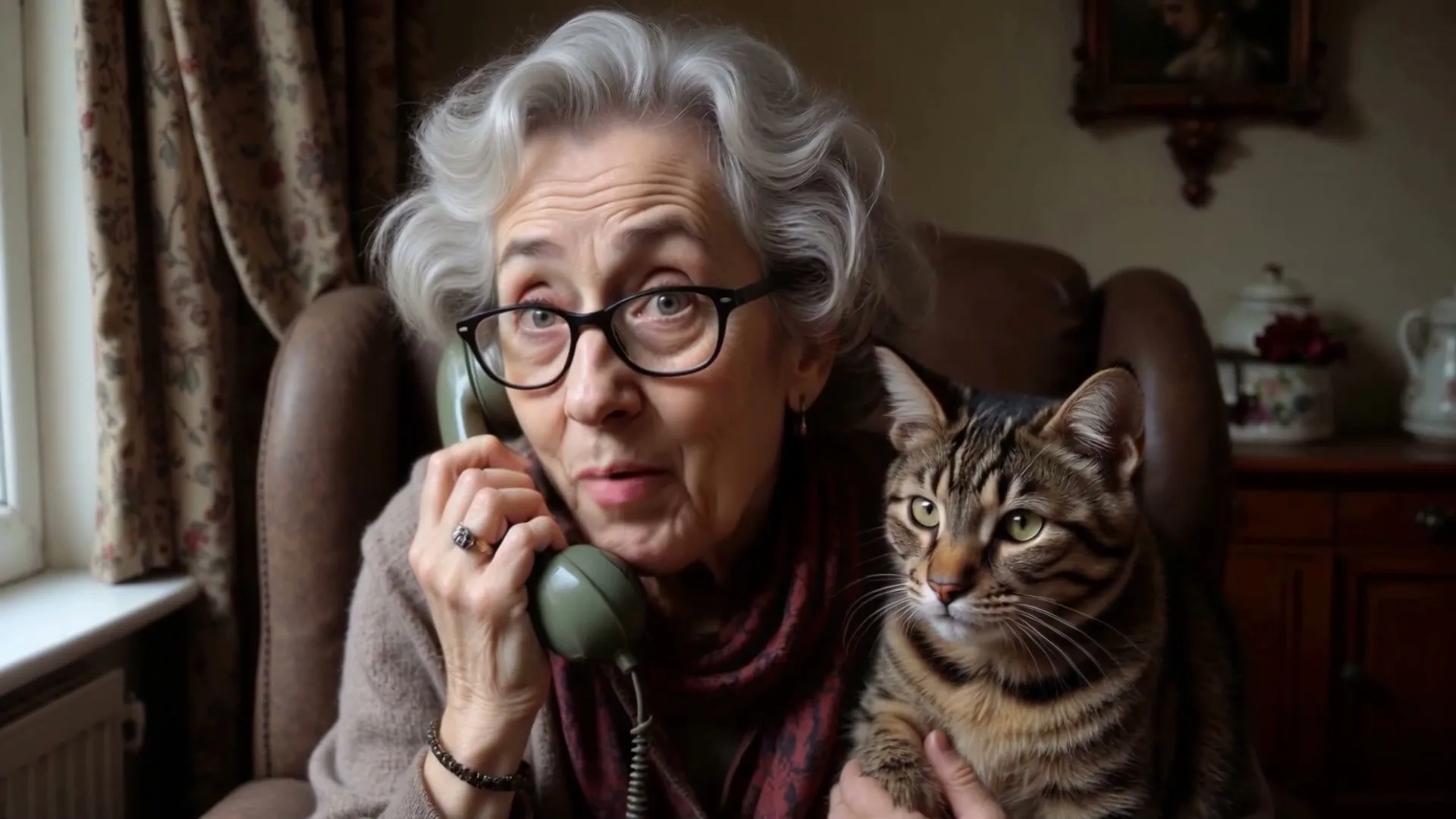O2 "Daisy vs Scammers" (2025) commercial still
