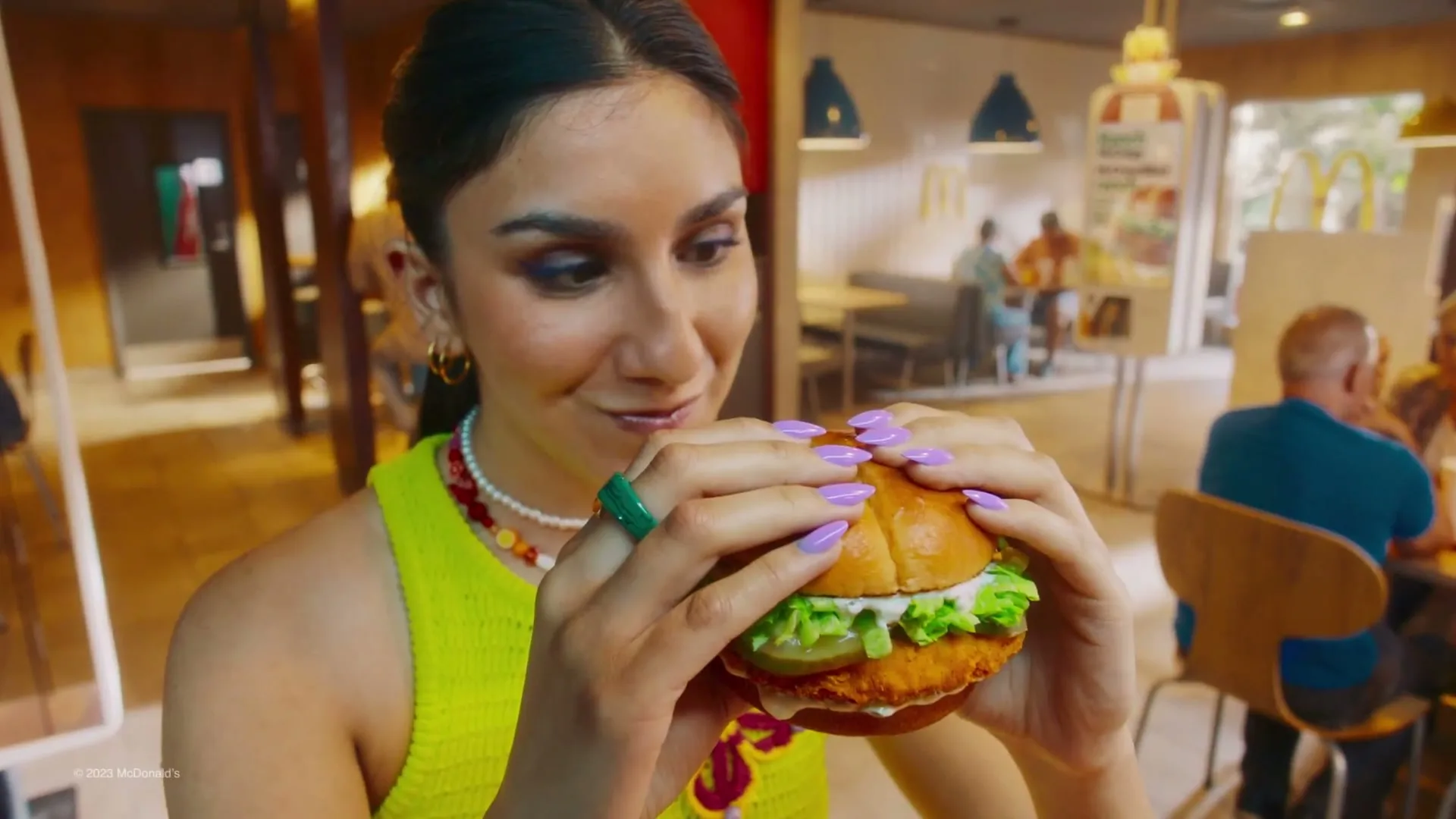 McDonald’s “Ranch McCrispy” (2023), frame 2