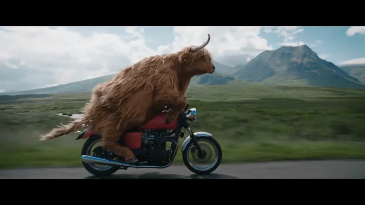 Virgin Media “Highland Rider”, shot 1