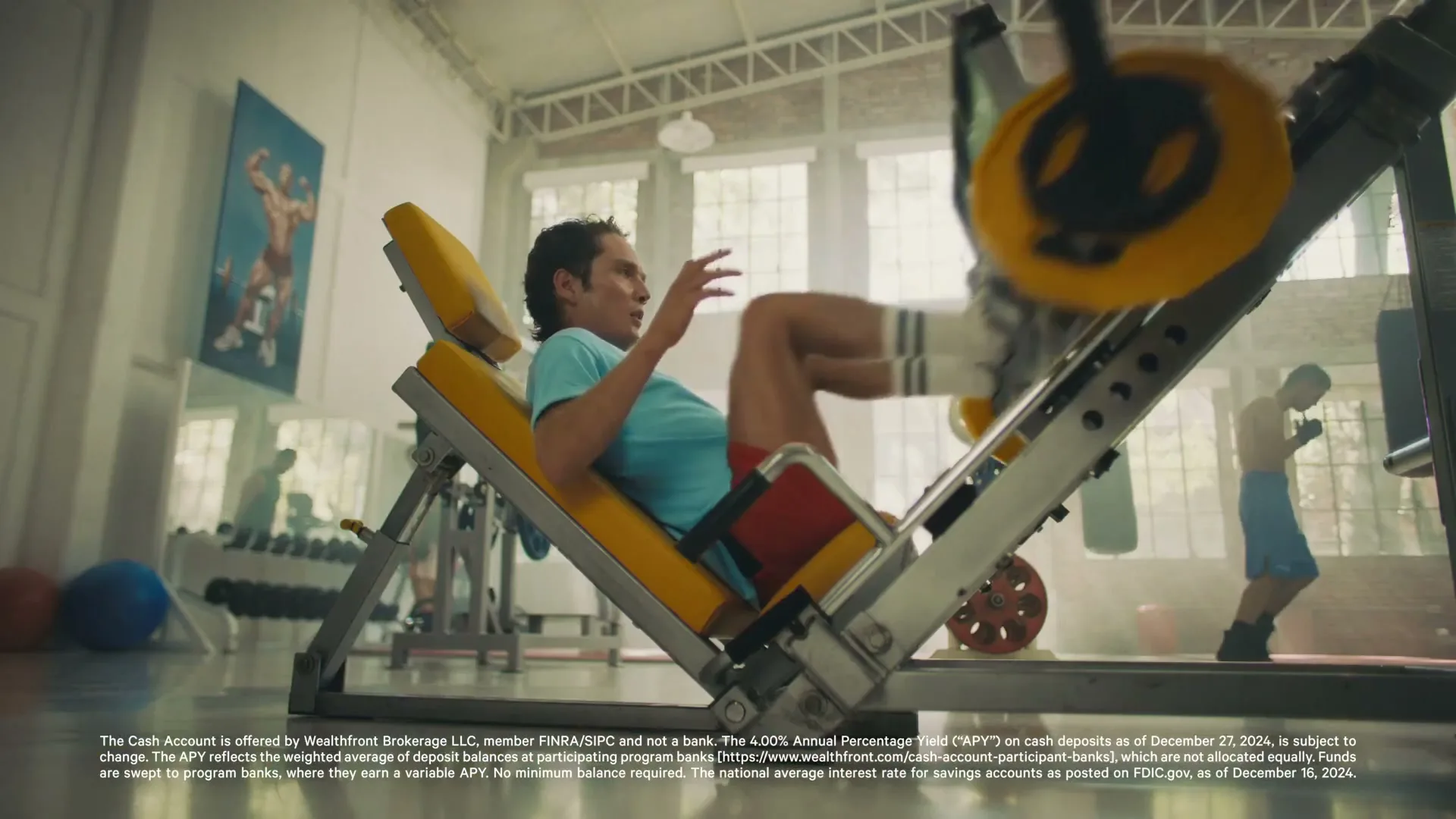 Wealthfront "If Your Workout Worked Like Wealthfront" (2025) commercial still