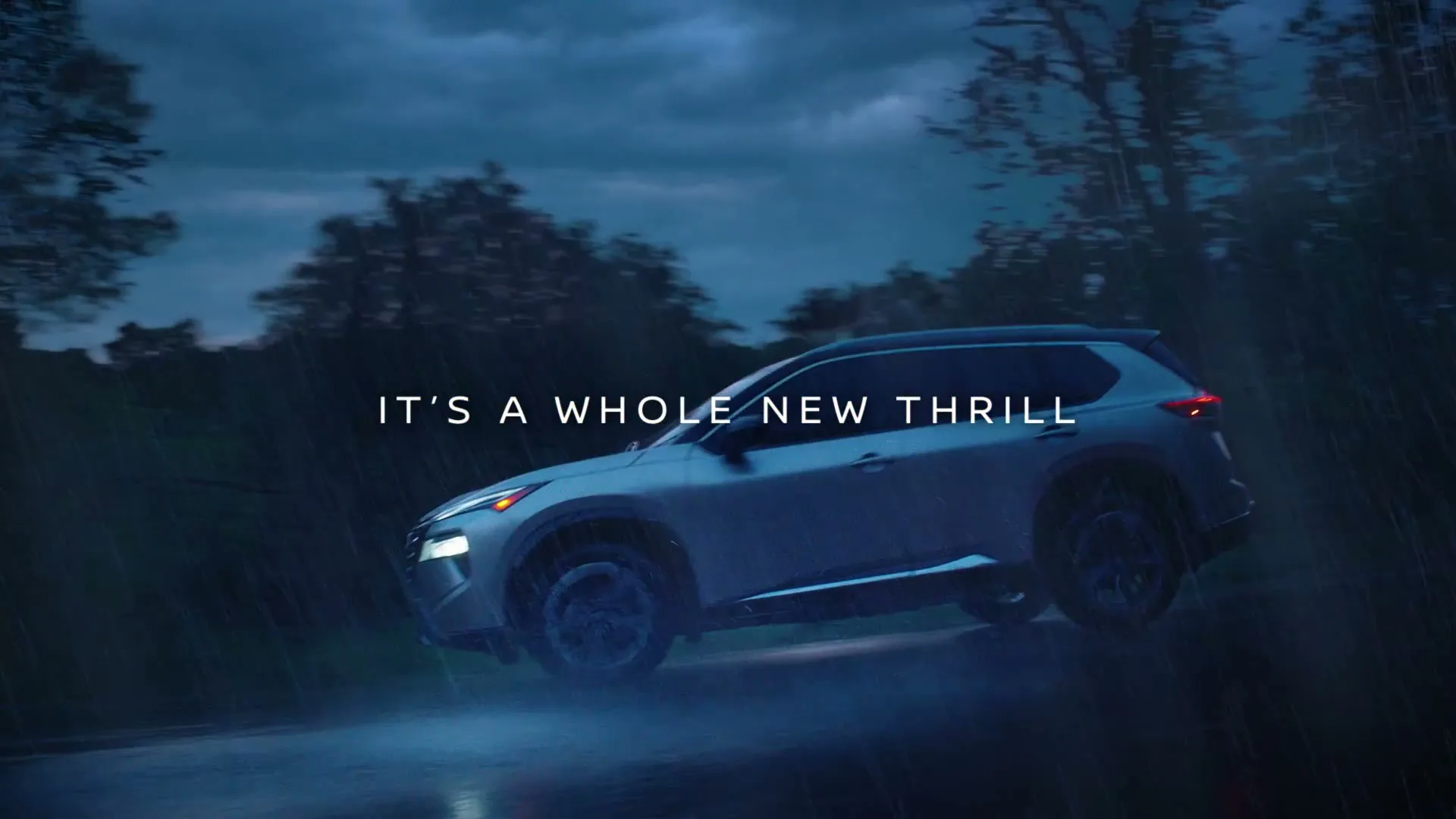 Nissan "Canada - Whole New Thrill Storm" (2024) commercial still