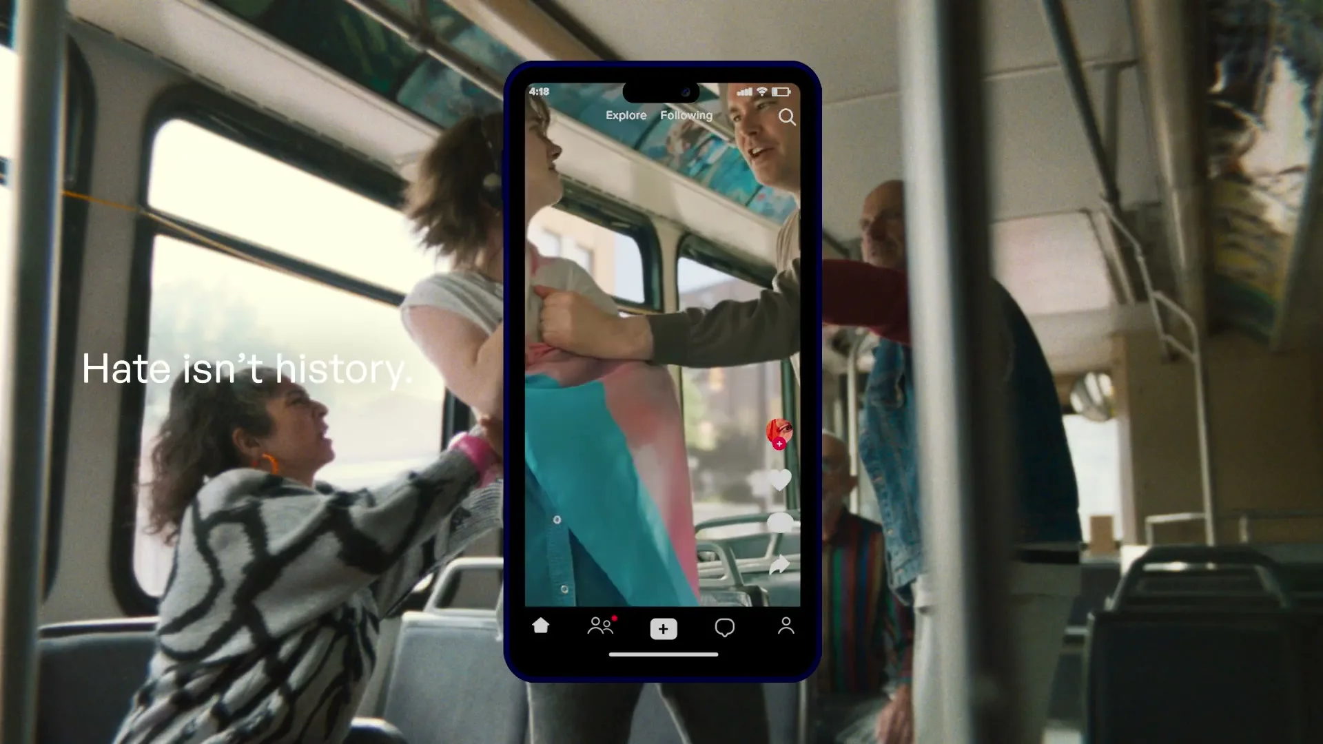Egale “Hate Isn't History Bus”, directed by James Michael Chaing