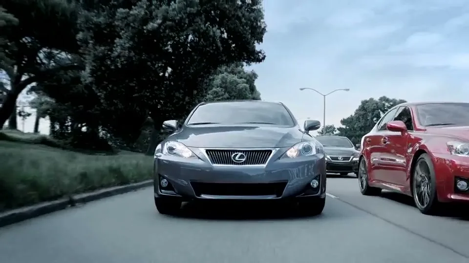 Lexus "Curves" (2026) commercial still