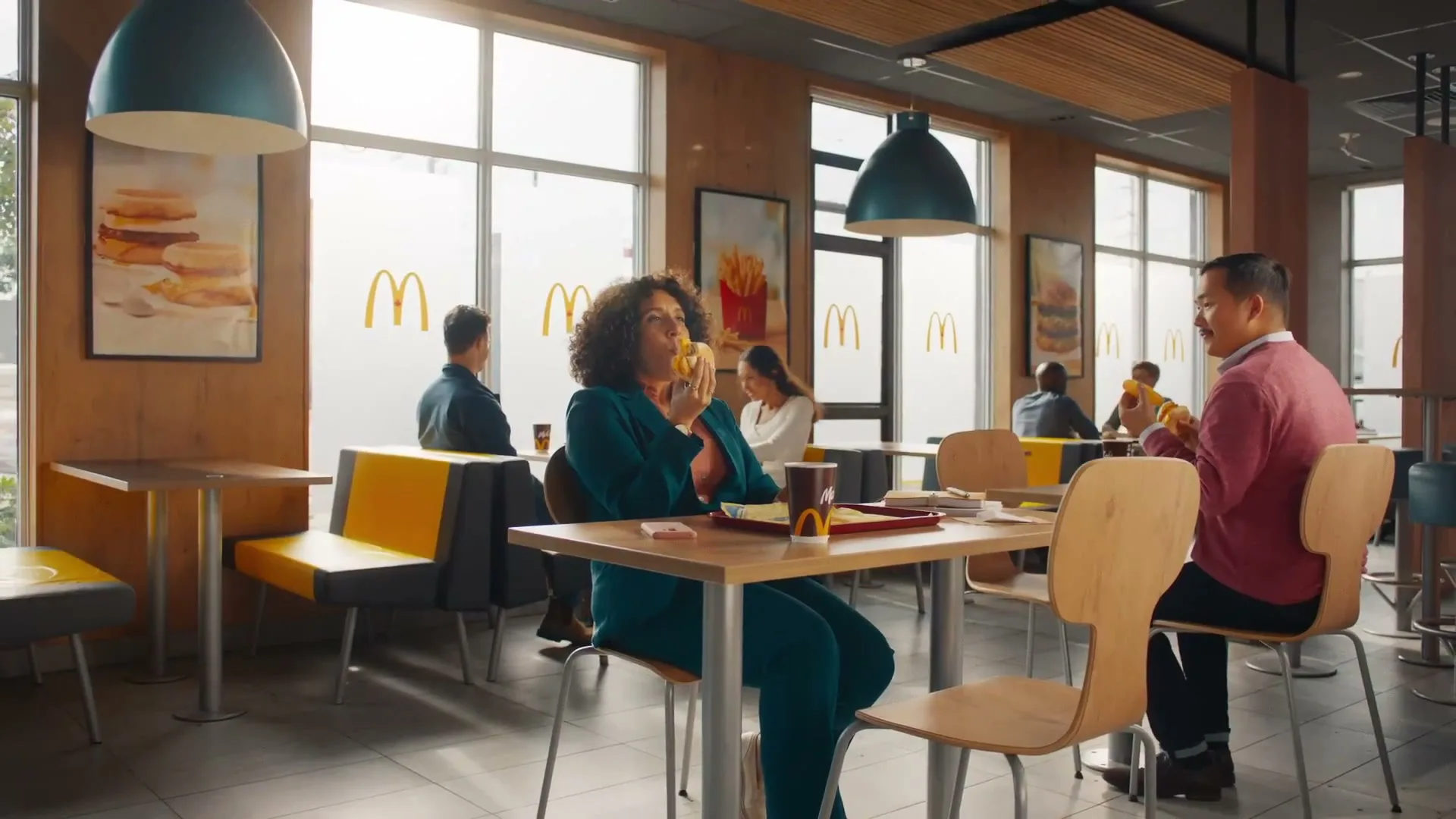 McDonald's "Farrah's Egg McMuffin" (2024) commercial still