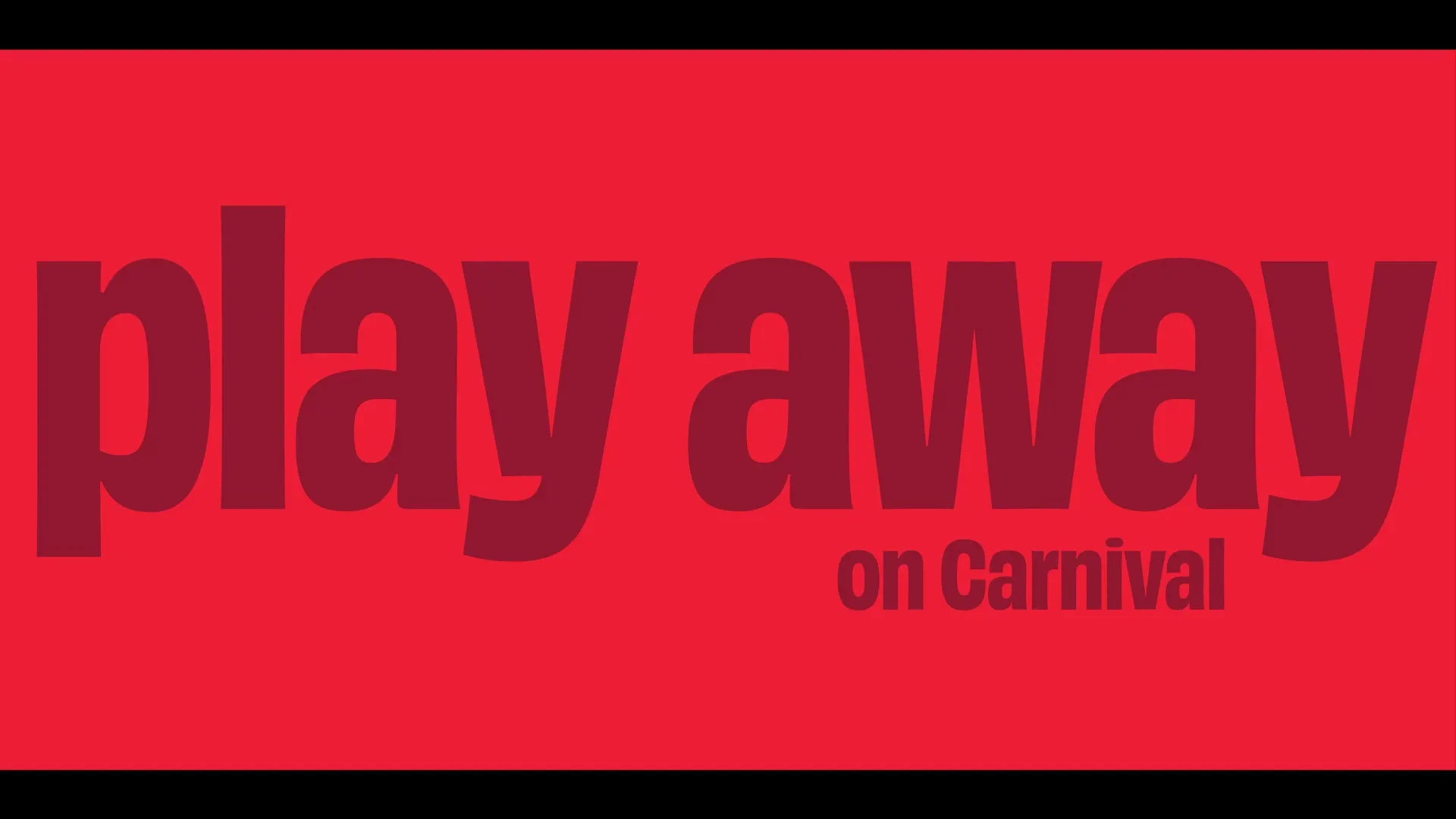 Carnival Cruise Line Australia “Carnival - 'Play Away' - TV - The Kaleileis”, directed by Freudian Nip