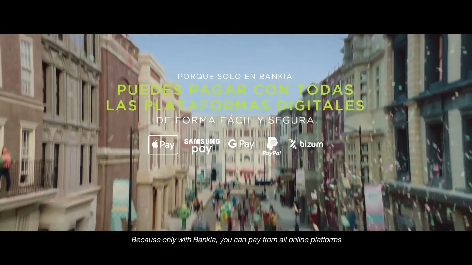 Bankia "I don't use cash - by Martín Jalfen" (2019) commercial still
