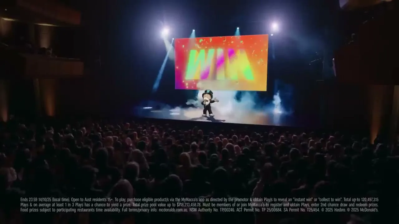 McDonald’s Australia "WIN" (2025) commercial still