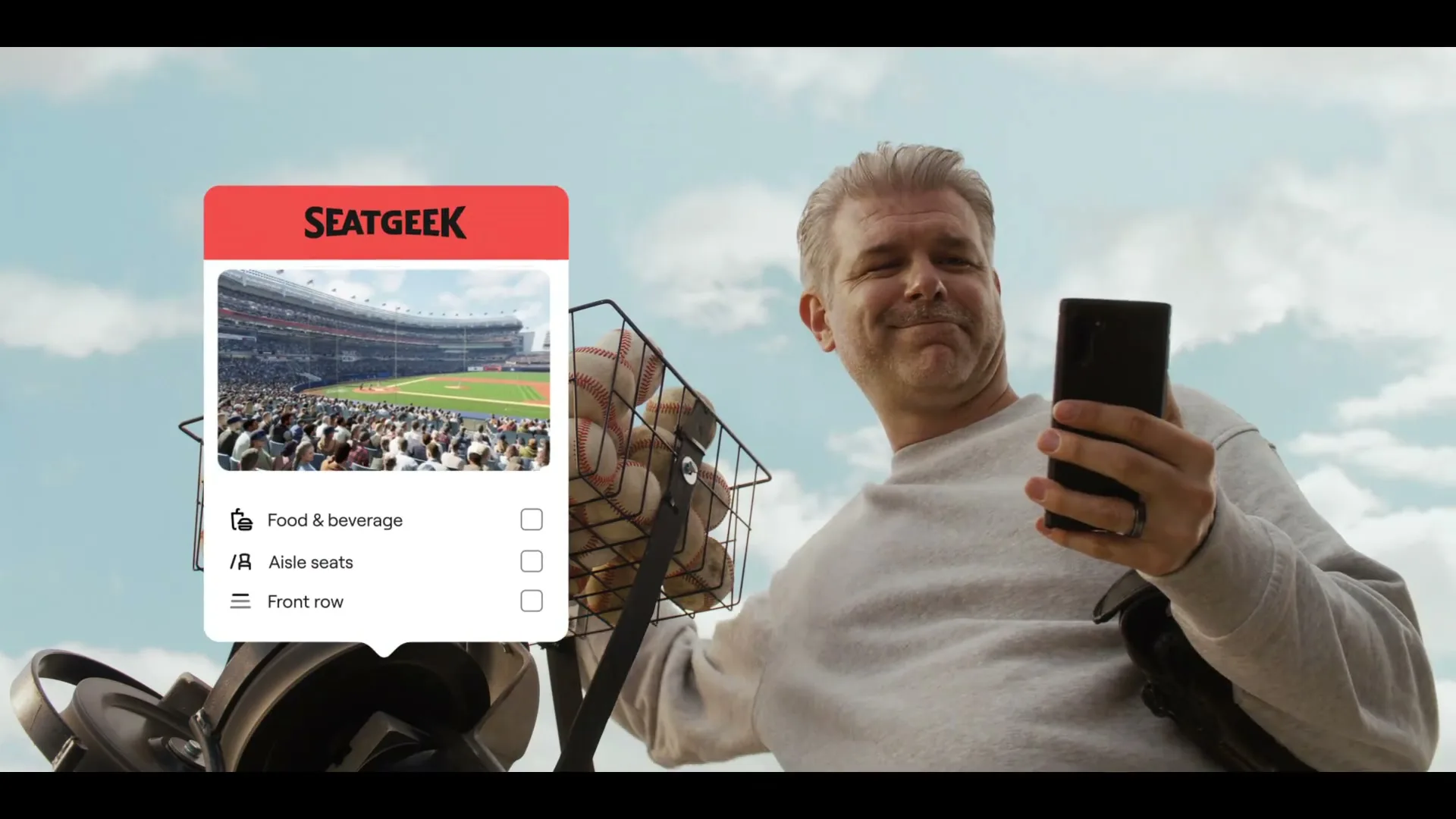 SeatGeek “Be Good At Seats - 15” (2026), frame 6