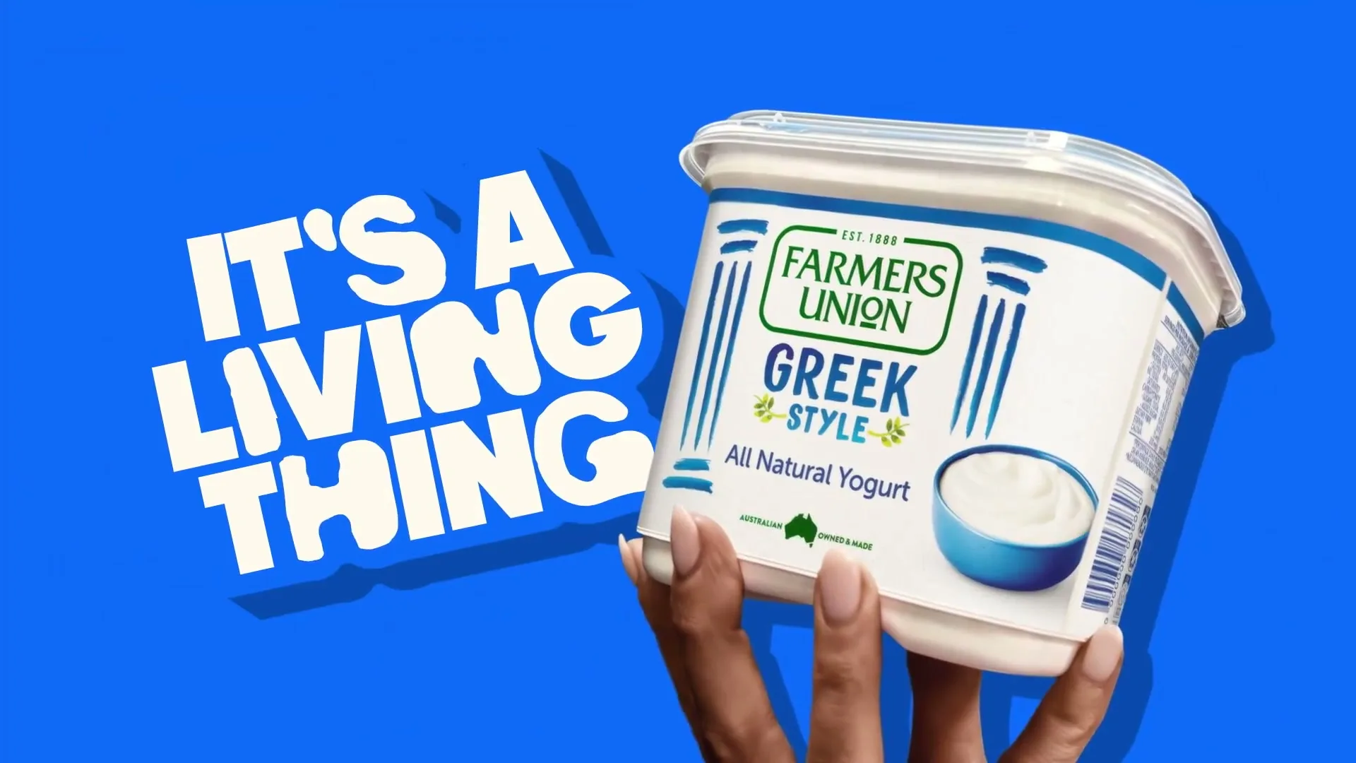 Bega "Farmers Union - It's A Living Thing" (2026) commercial still