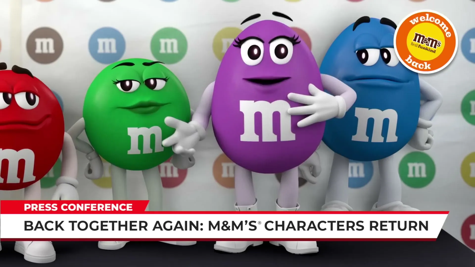 Mars Wrigley “M&M's - They're Back for Good”, directed by Matt Piedmont