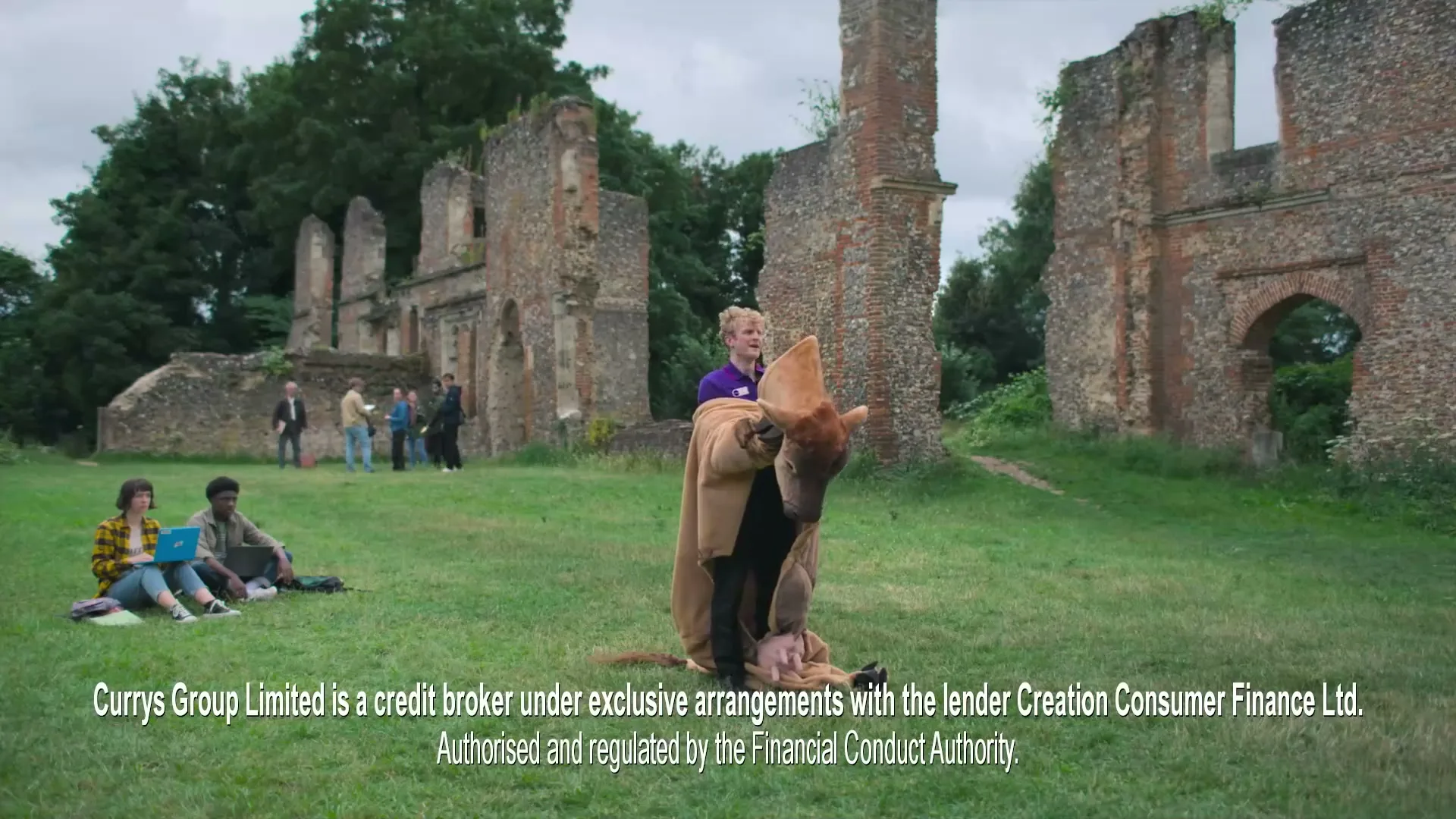 Currys "New Term Cow" (2023) commercial still
